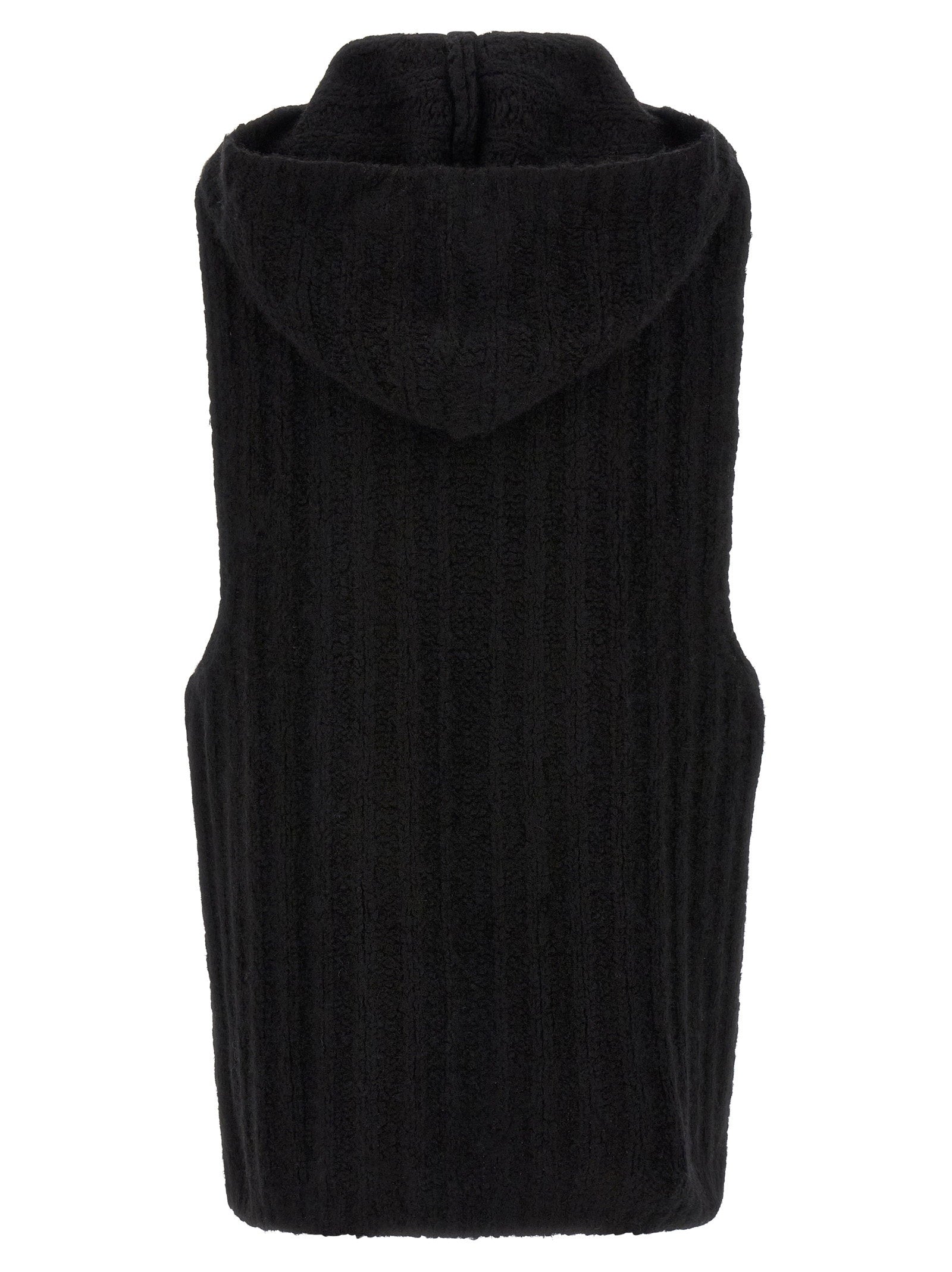 Rick Owens Hooded Tank Top – 90% cachemire 10% silk - view 2