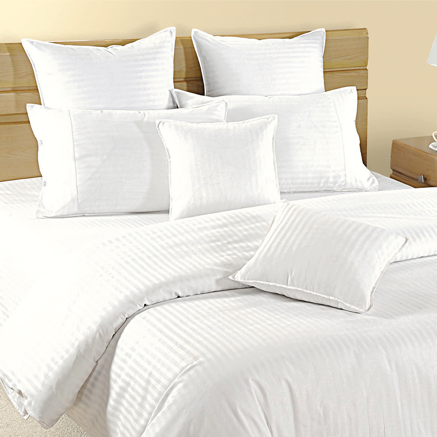 Swayam India Fitted White Bed Sheet, Sonata Classic- White - view 2