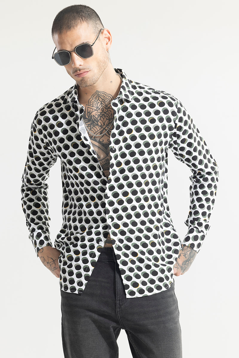 SNITCH Dot Dazzle Black Shirt