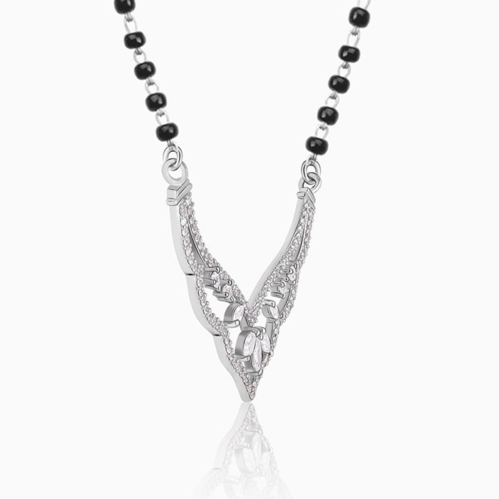 GIVA Jewellery Silver Crown Mangalsutra - view 4