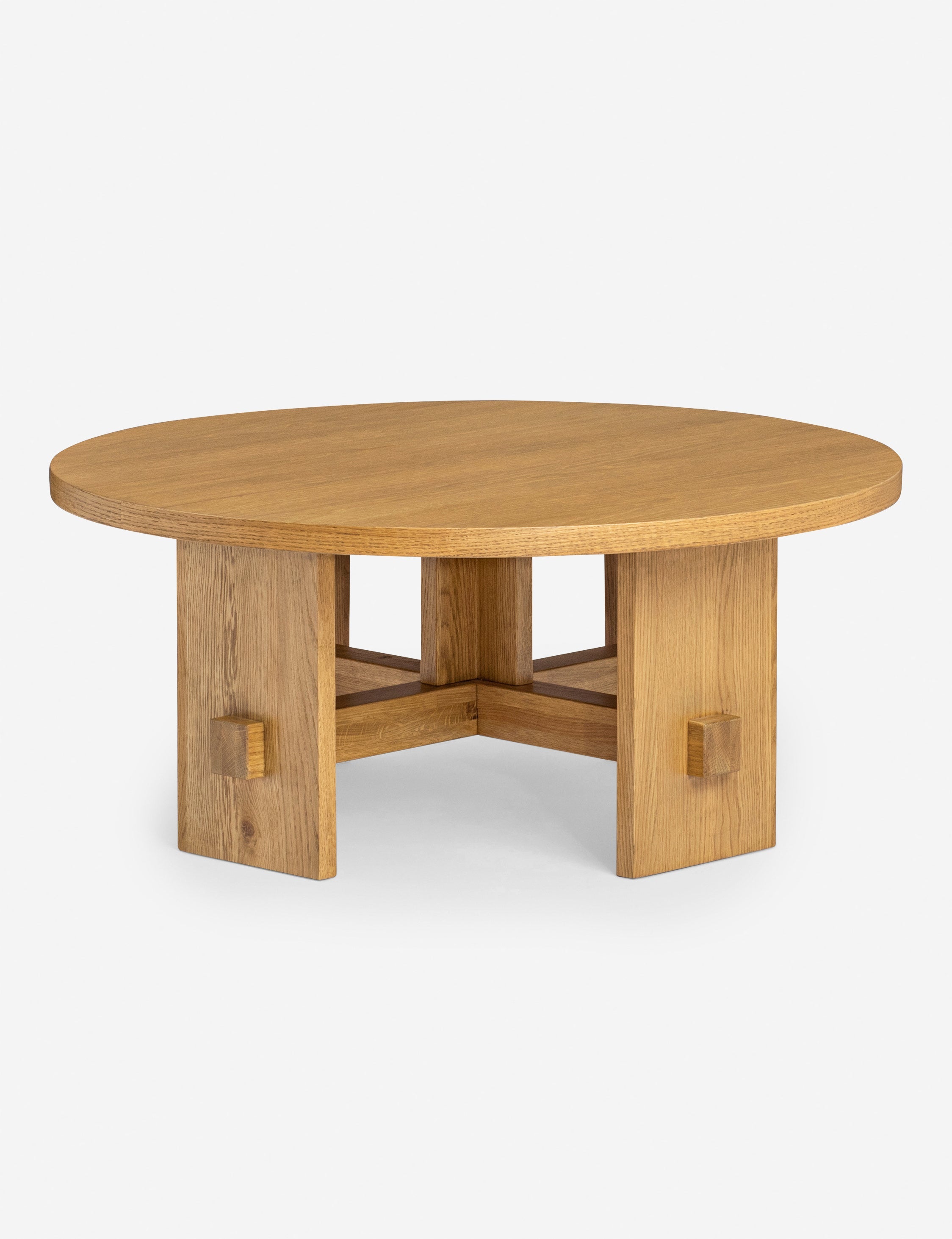 Lulu and Georgia Campos Round Coffee Table – Natural