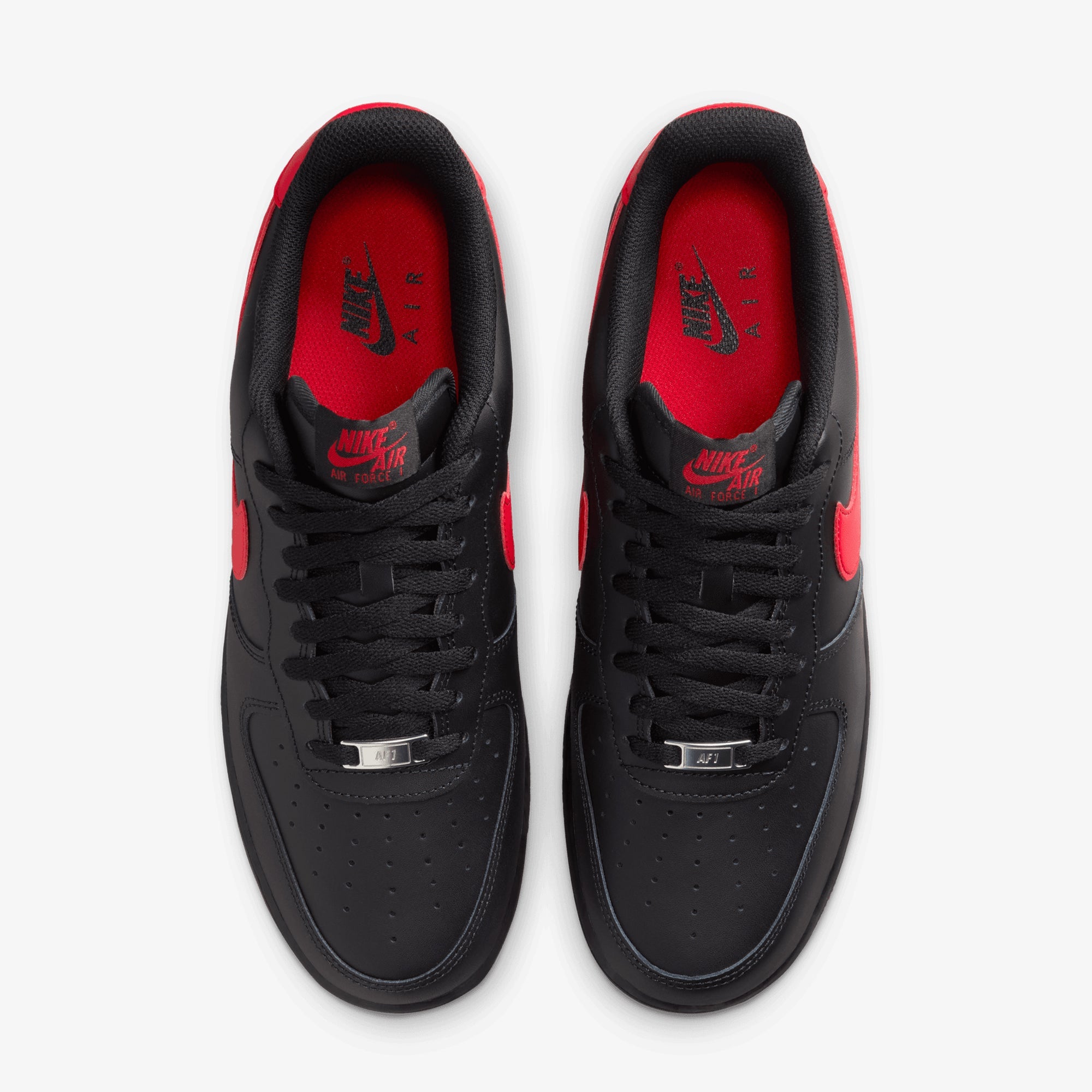 Nike | Air Force 1 '07 { Black/university Red-black - view 2