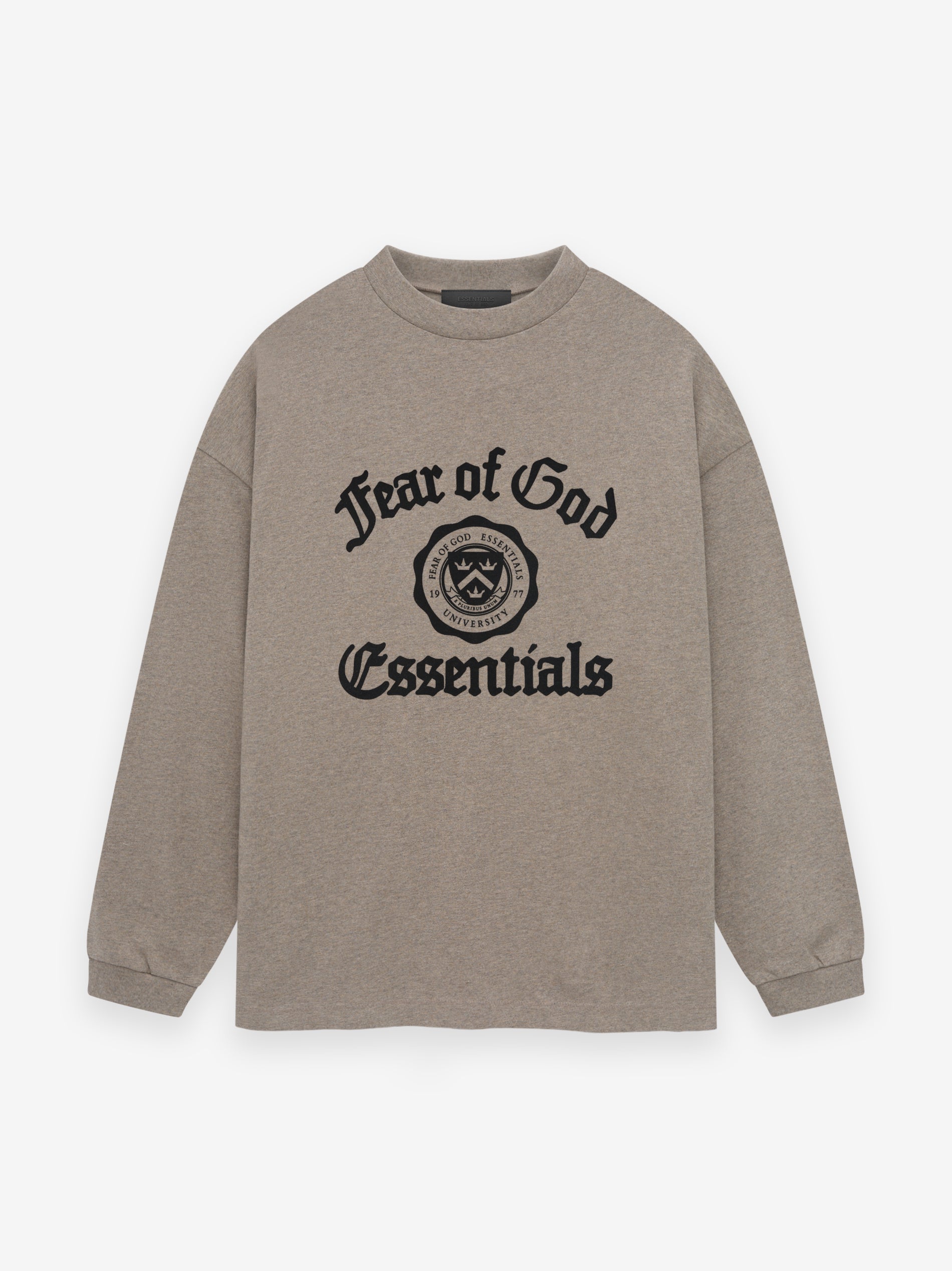 ESSENTIALS Heavy Longsleeve Tee – Heather Gray