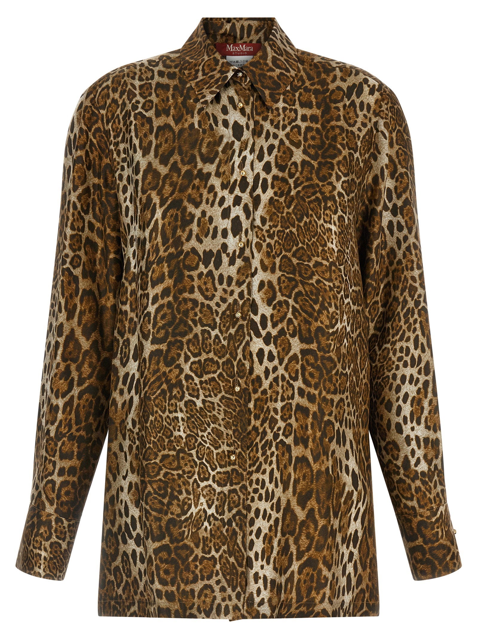 Max Mara Studio Mstaffari Shirt – 100% silk