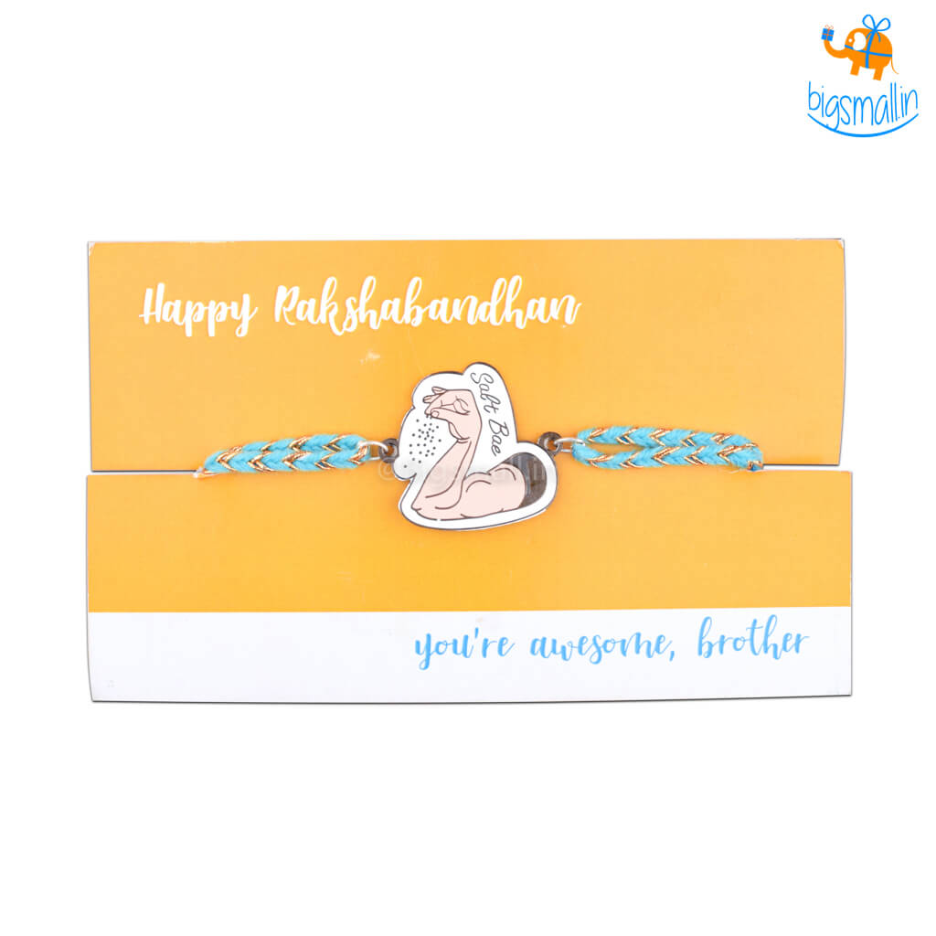 Bigsmall_piu Salt Bae Metallic Rakhi - view 2