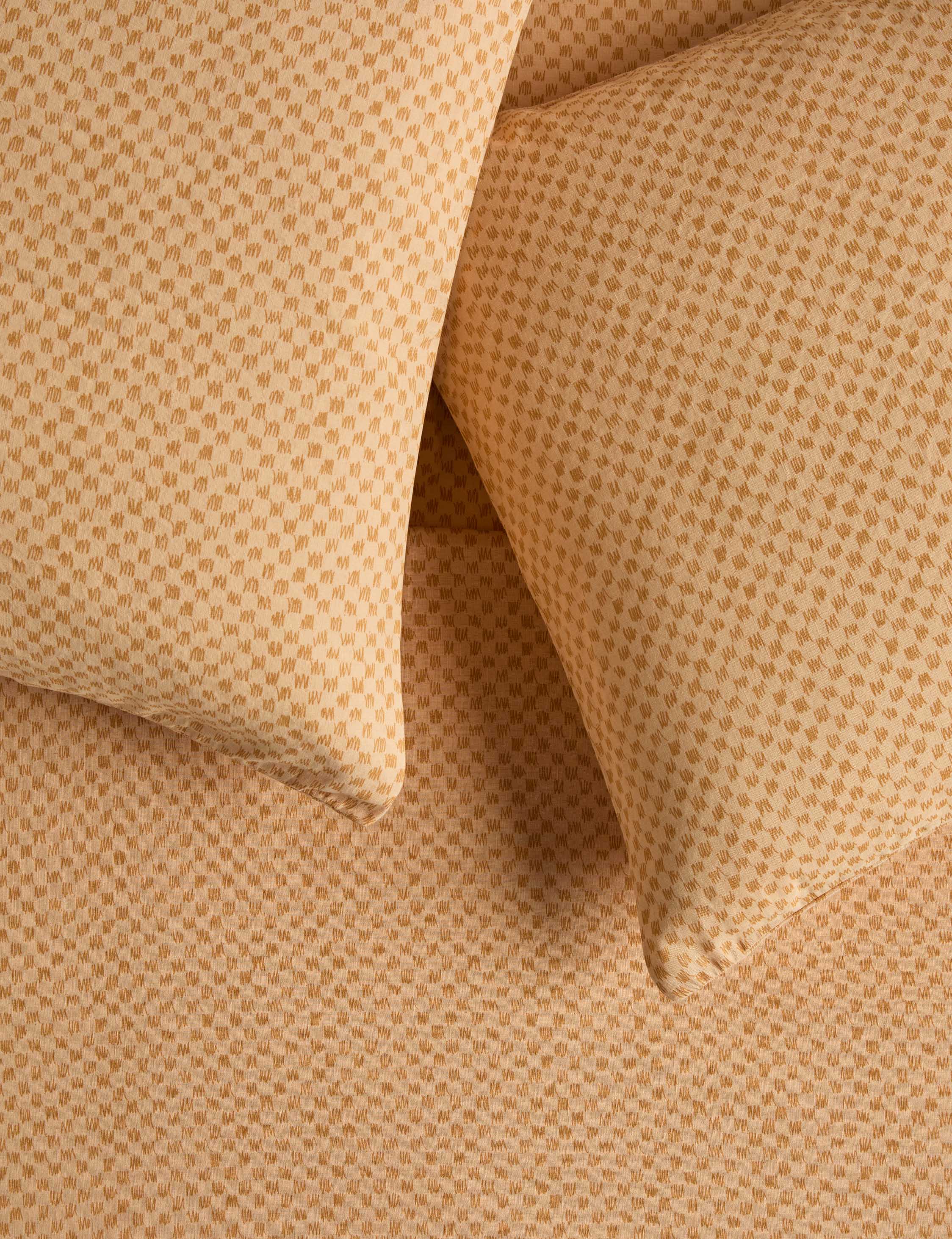 Lulu and Georgia Kuvio Linen Cotton Sheet Set by Sarah Sherman Samuel - view 2