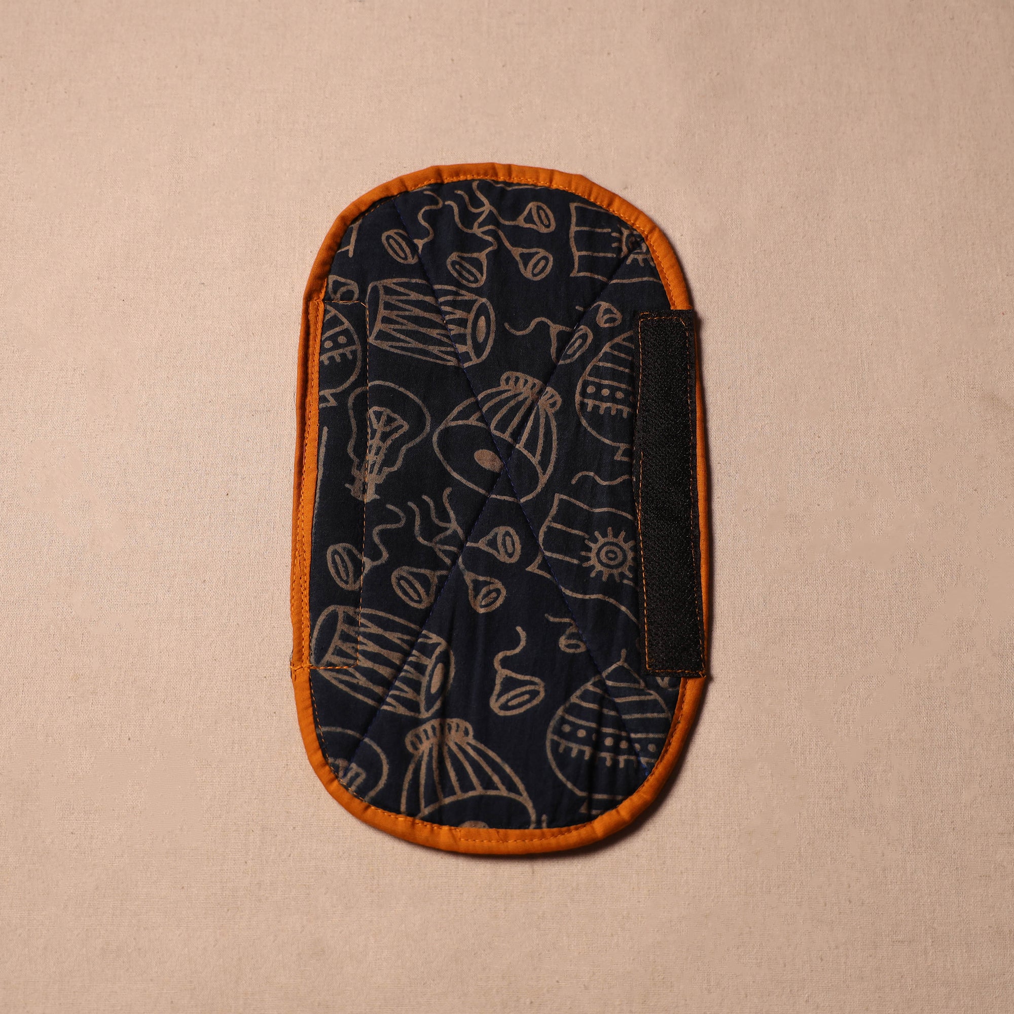 JALPARI Black - Handmade Cotton Fridge Handle Cover 51 - view 2