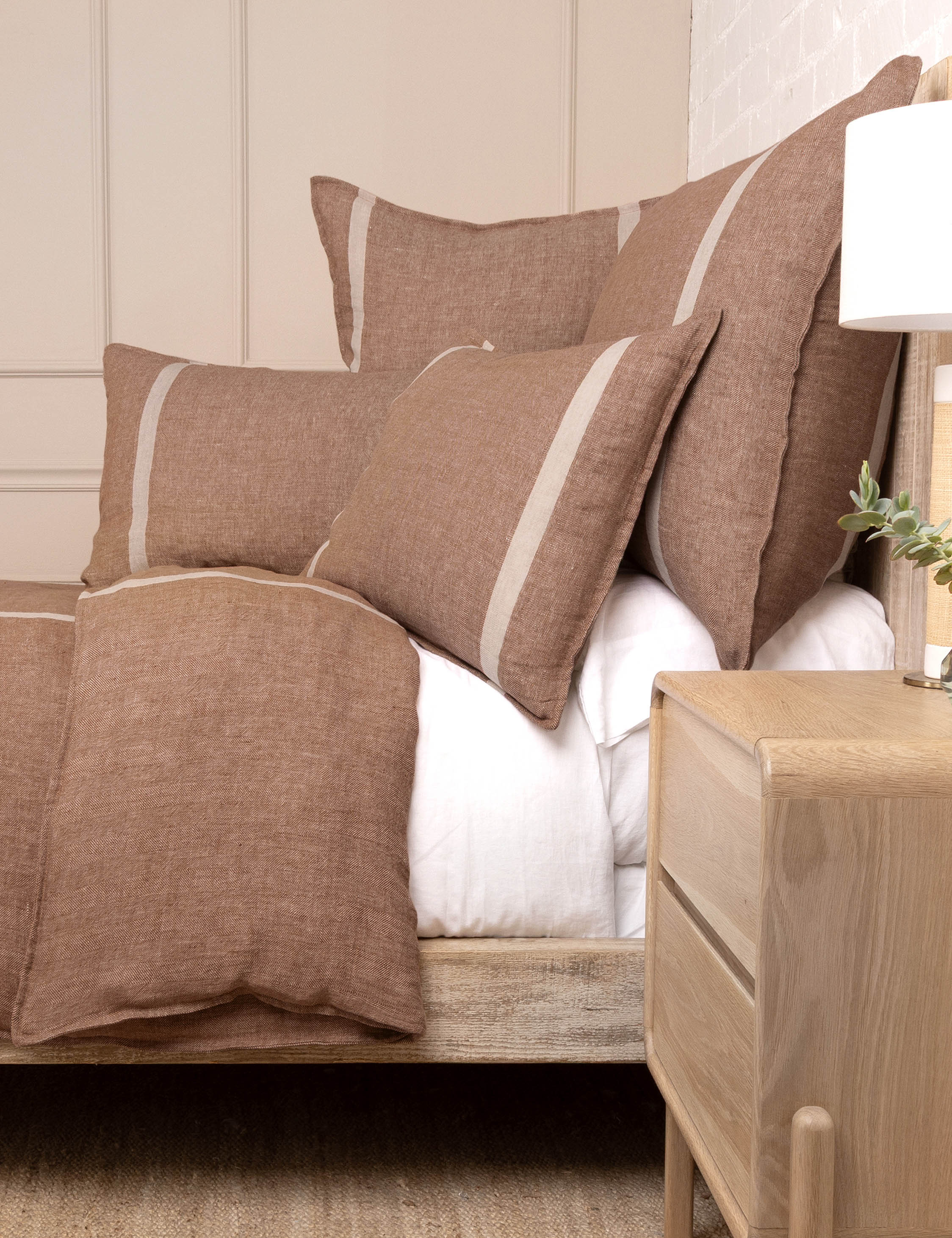 Lulu and Georgia Rory Linen Duvet Cover by Pom Pom at Home - view 11