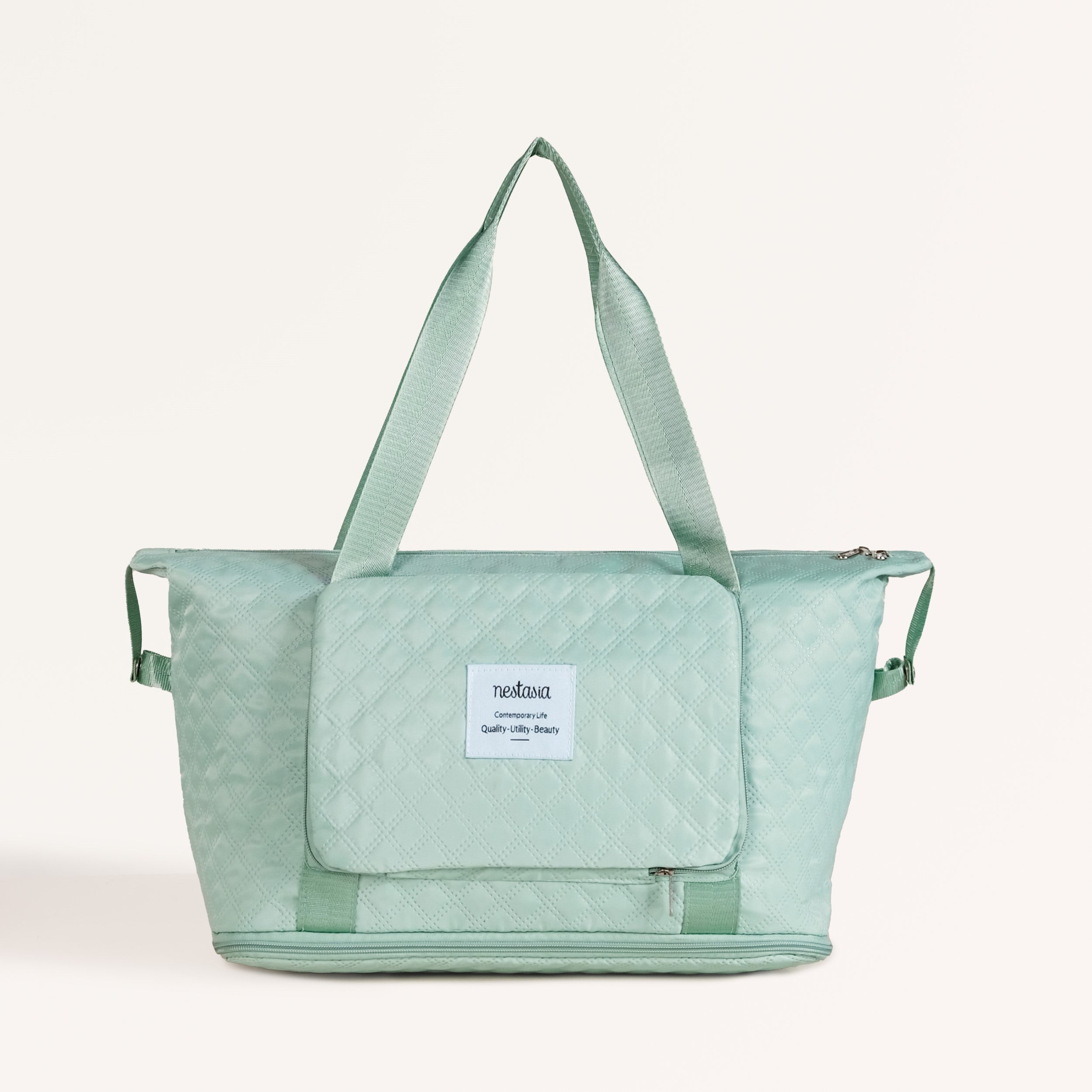 Nestasia Montara Expandable Foldable Luxe Travel Bag Mint - view 2