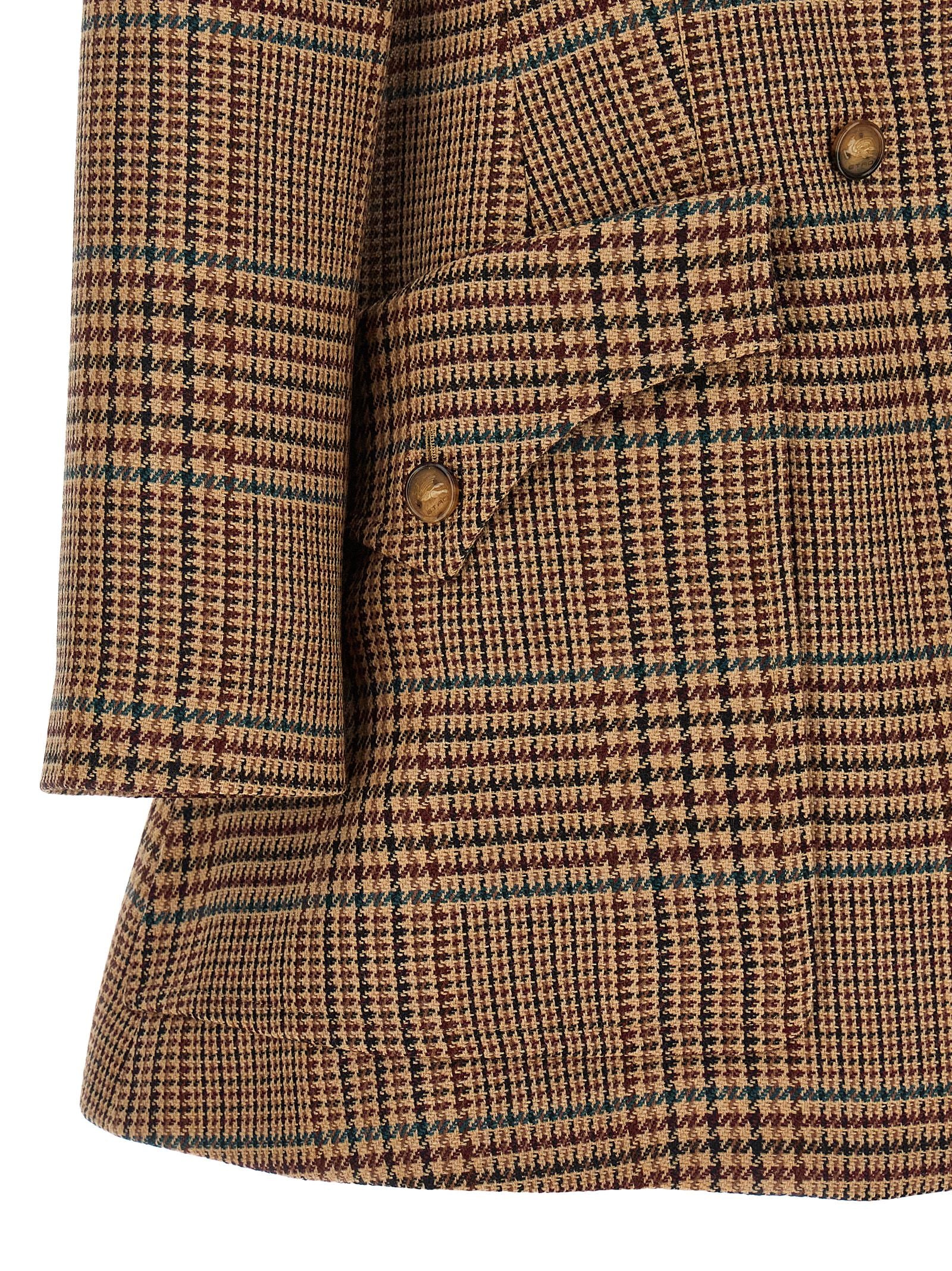 Etro Prince Of Wales Coat – 100% wool - view 4