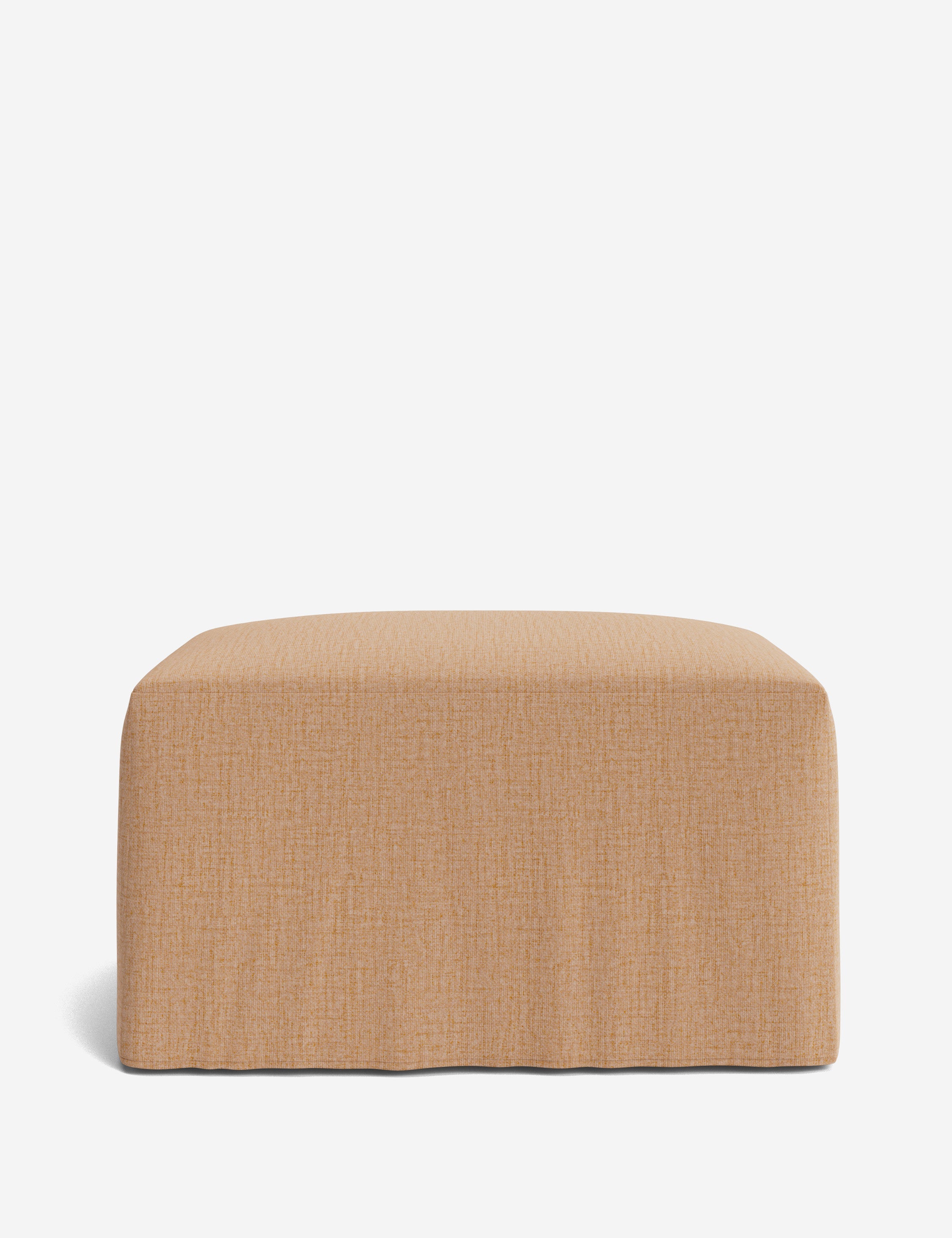Lulu and Georgia Portola Slipcover Ottoman - view 32