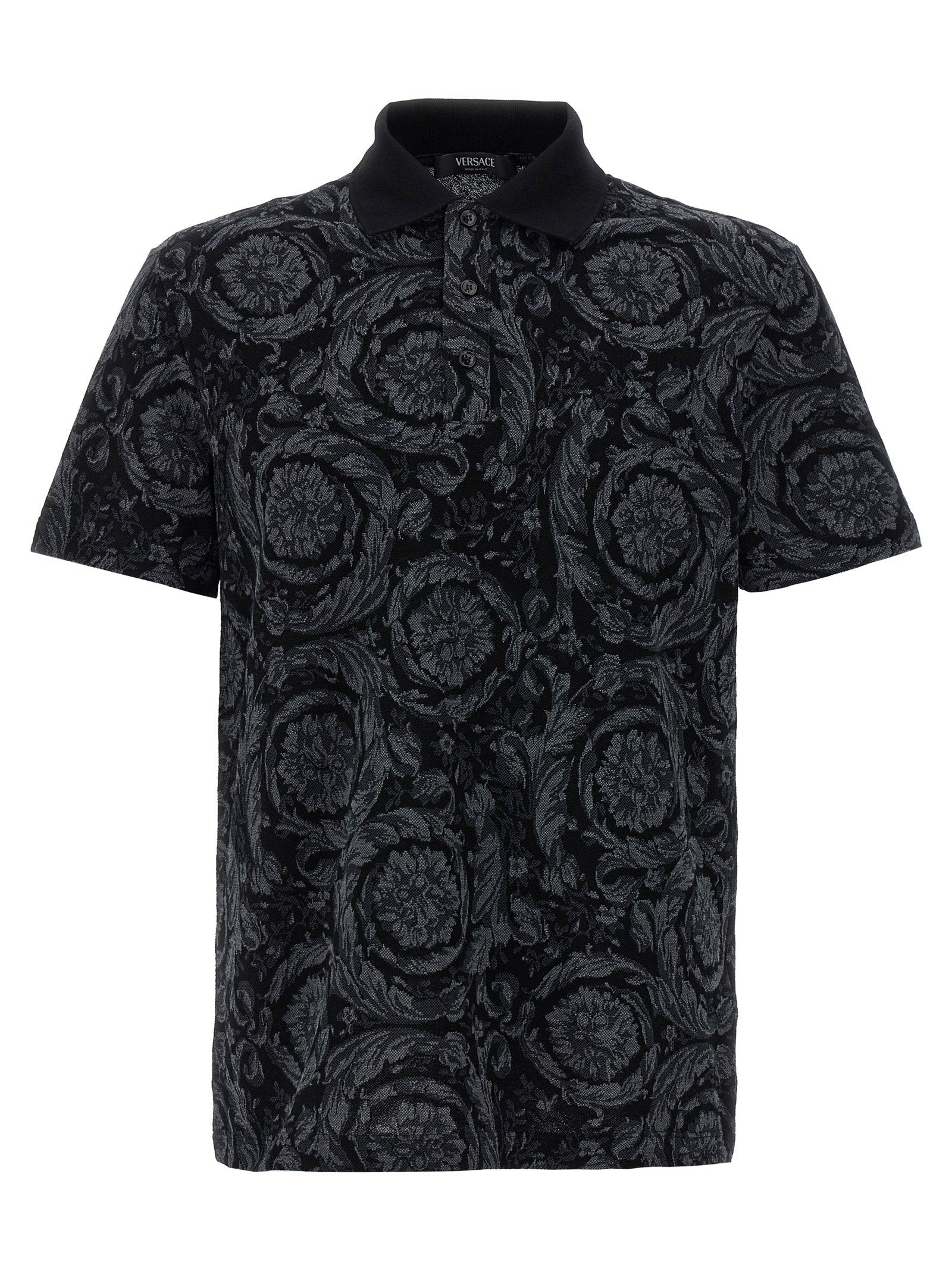 Versace Baroque Polo Shirt – 100% cotton