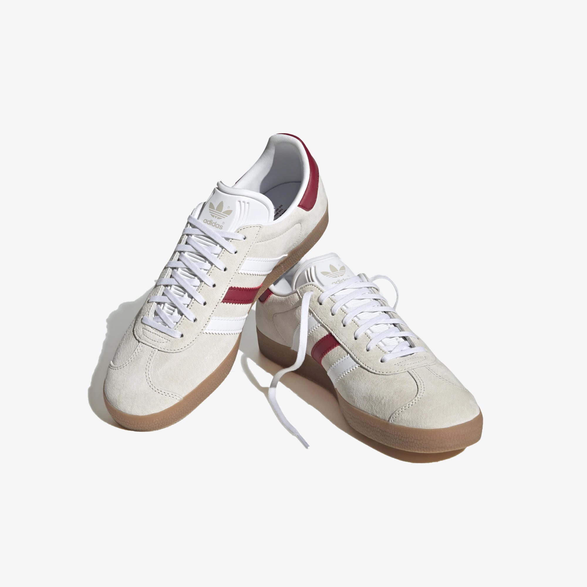 Gazelle aluminium white – Adidas Originals | GAZELLE { ALUMINIUM/WHITE/BURGUNDY