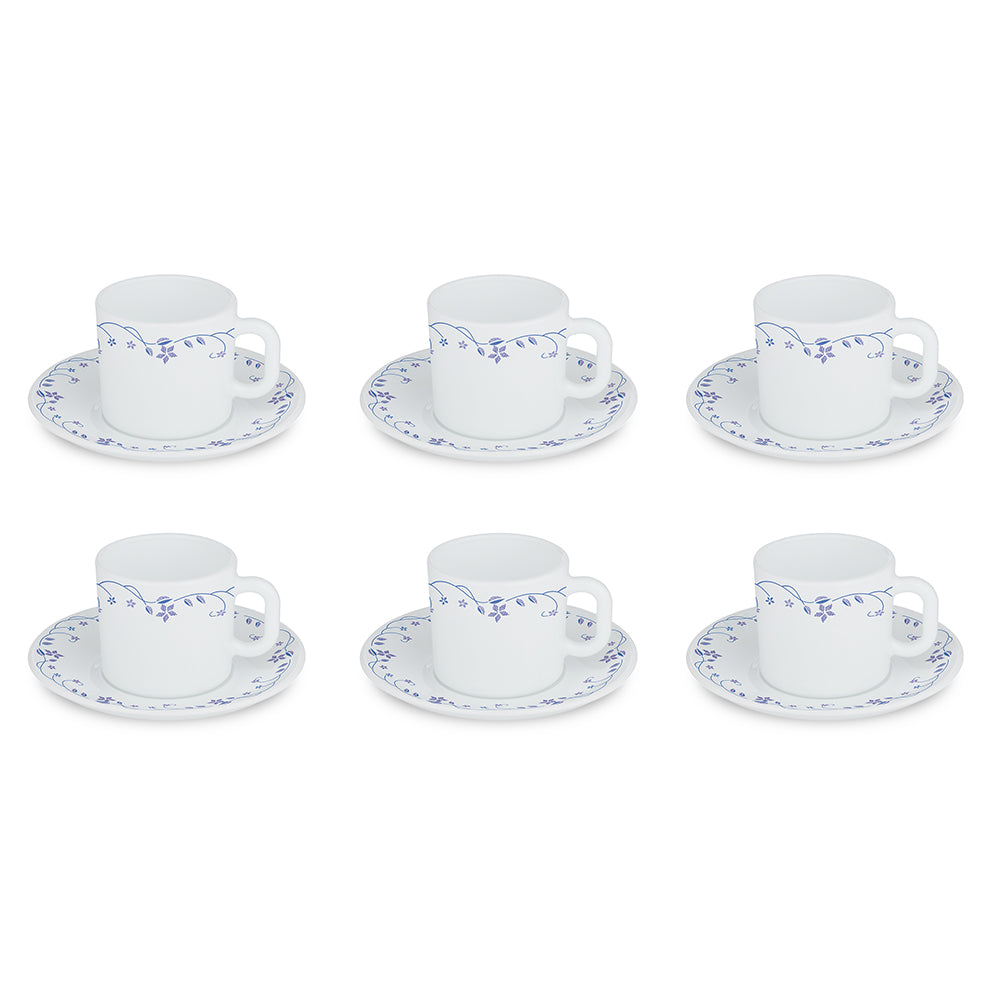My Borosil Larah By Borosil Flora Mug n Saucer Set