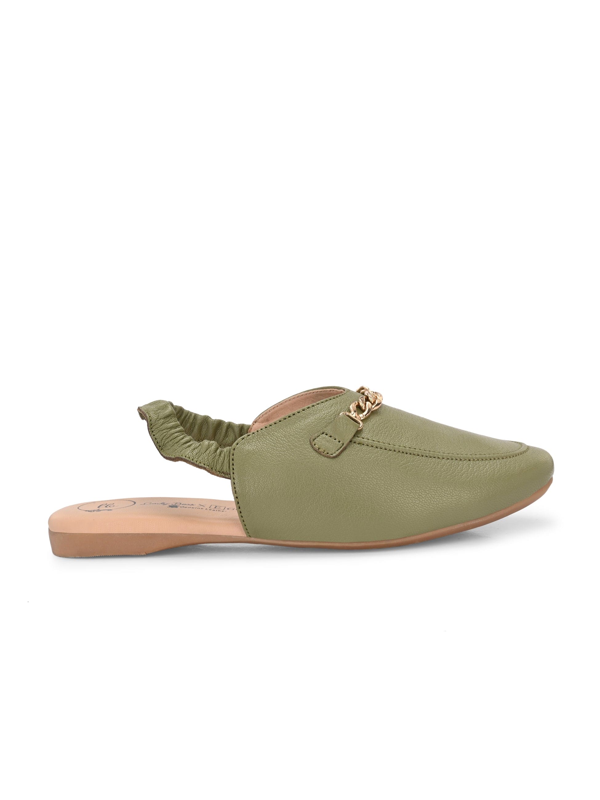 Egoss Shoes Mules by Lady Boss x Egoss – Olive - view 2
