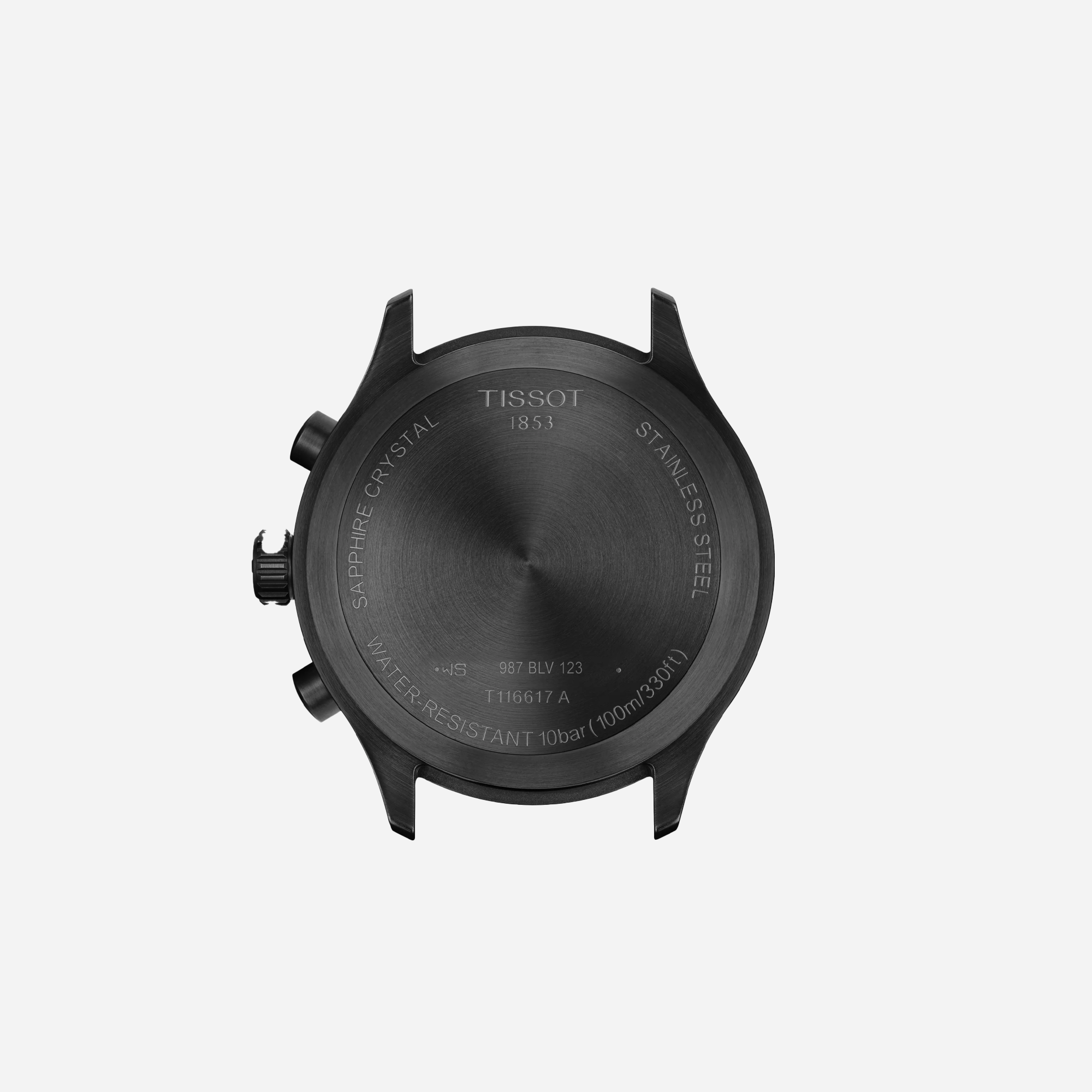Tissot Chrono XL Vintage Black Dial Black Leather Strap 45mm - view 2