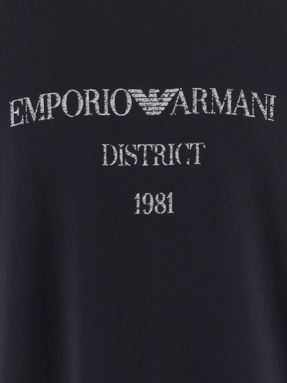 Emporio Armani T-shirts and Polos NAVY – 100% Cotton - view 3
