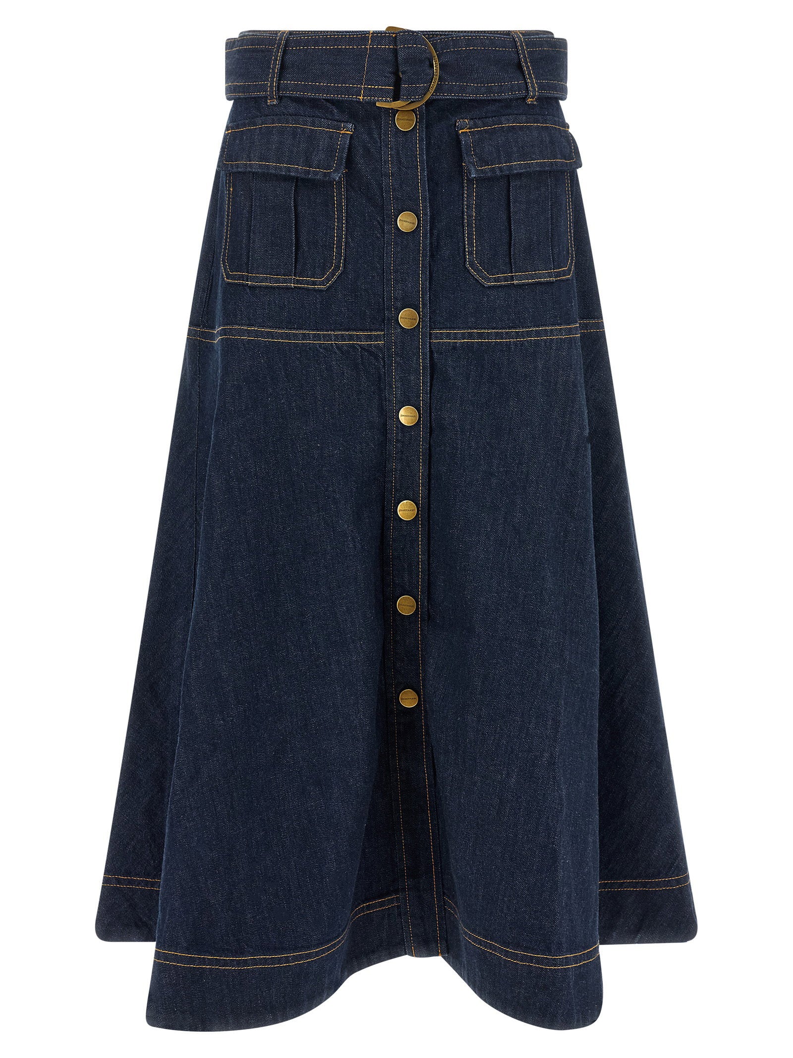 Zimmermann Denim Skirt – 100% cotton