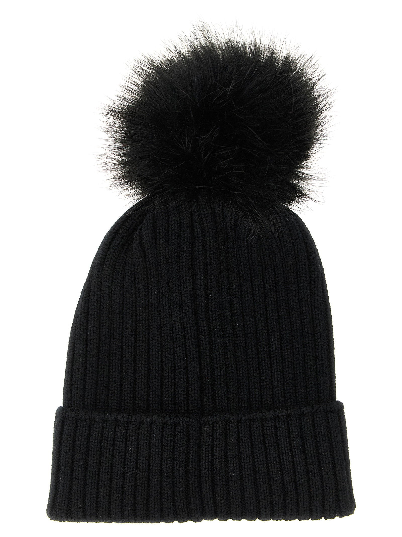 Moncler Enfant Pon Pon Wool Beanie - view 2