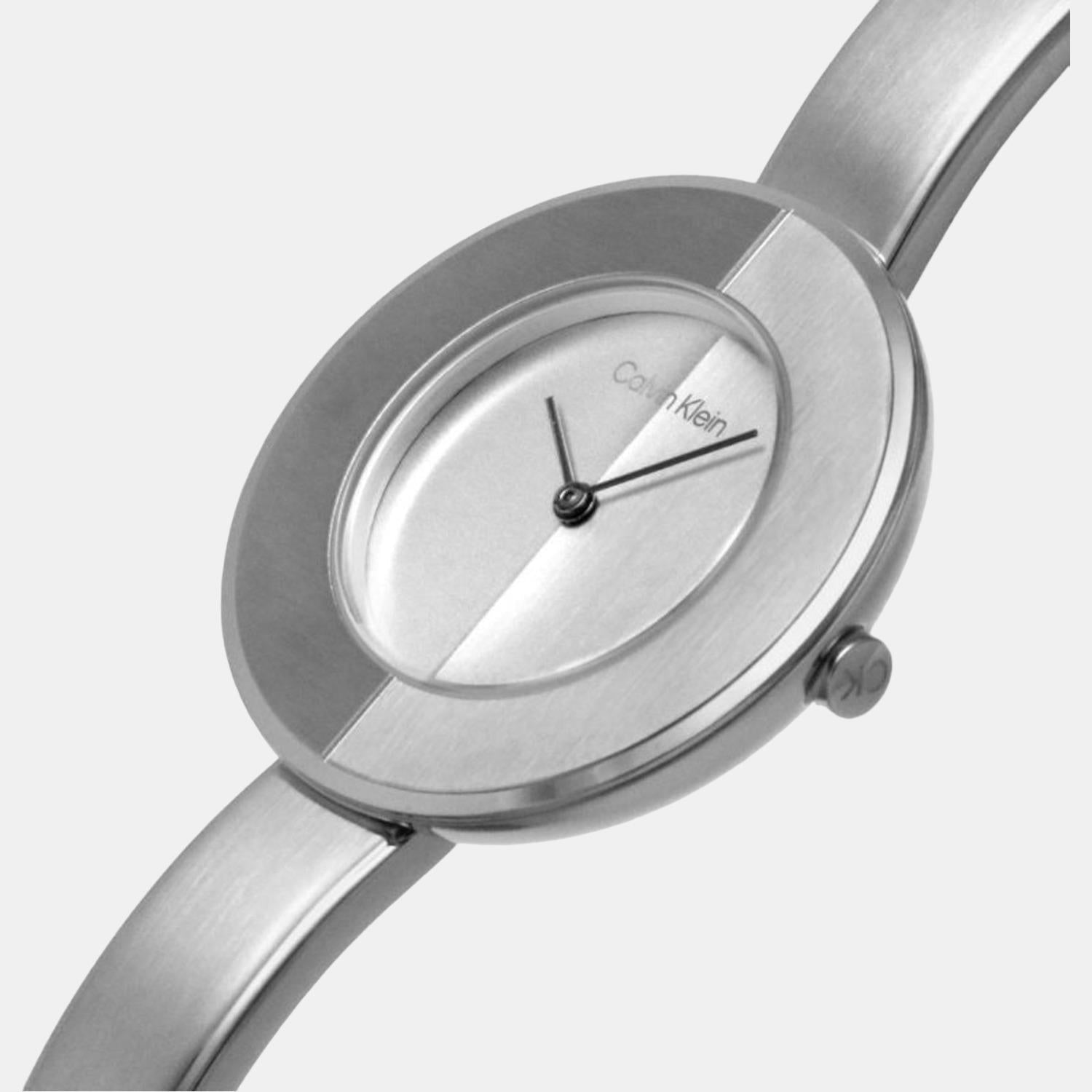 Calvin Klein Confidence Women Quartz Silver Dial Analog Stainless Steel Watch 25200022 - view 5