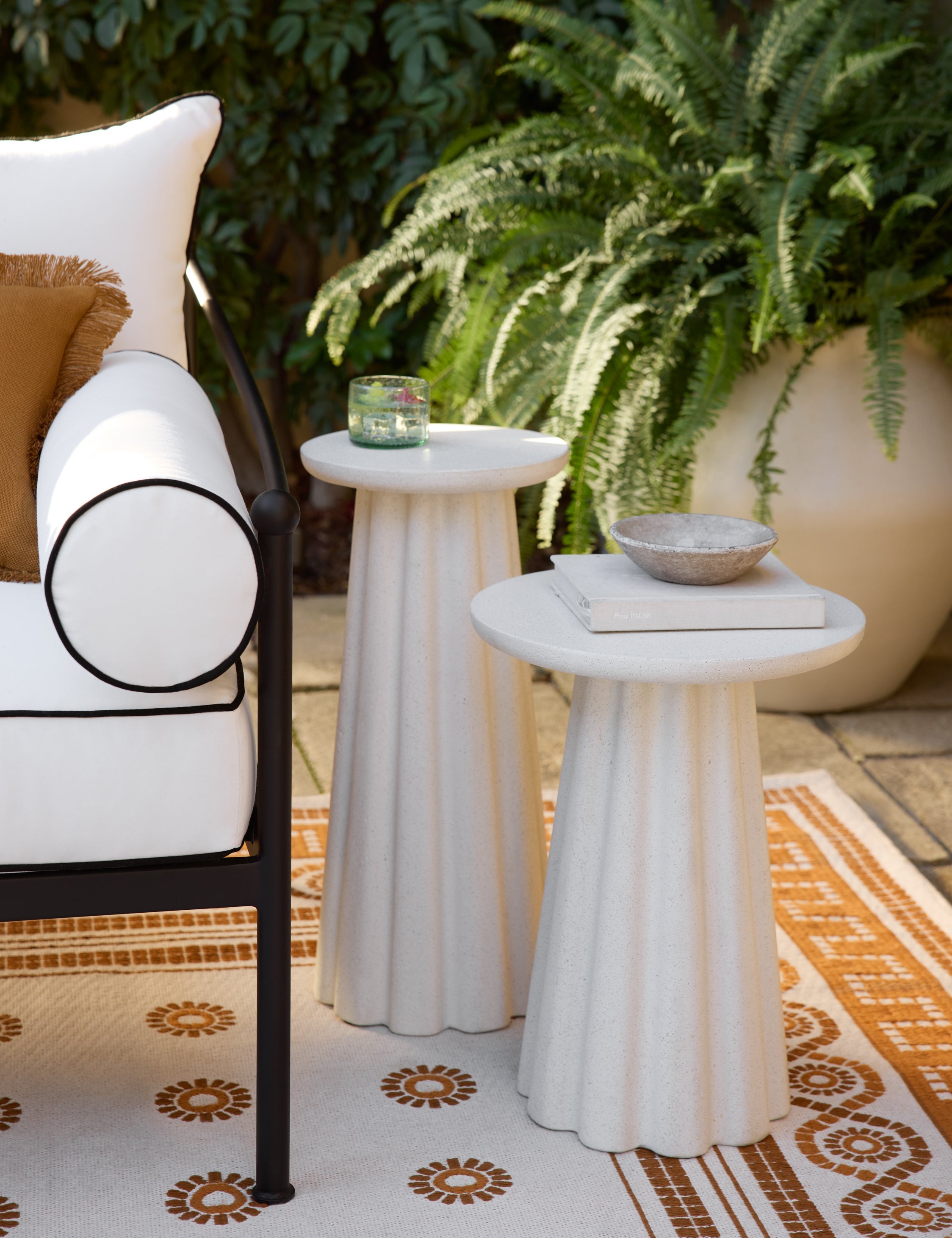 Lulu and Georgia Lazenby Indoor / Outdoor Round Side Table - view 2