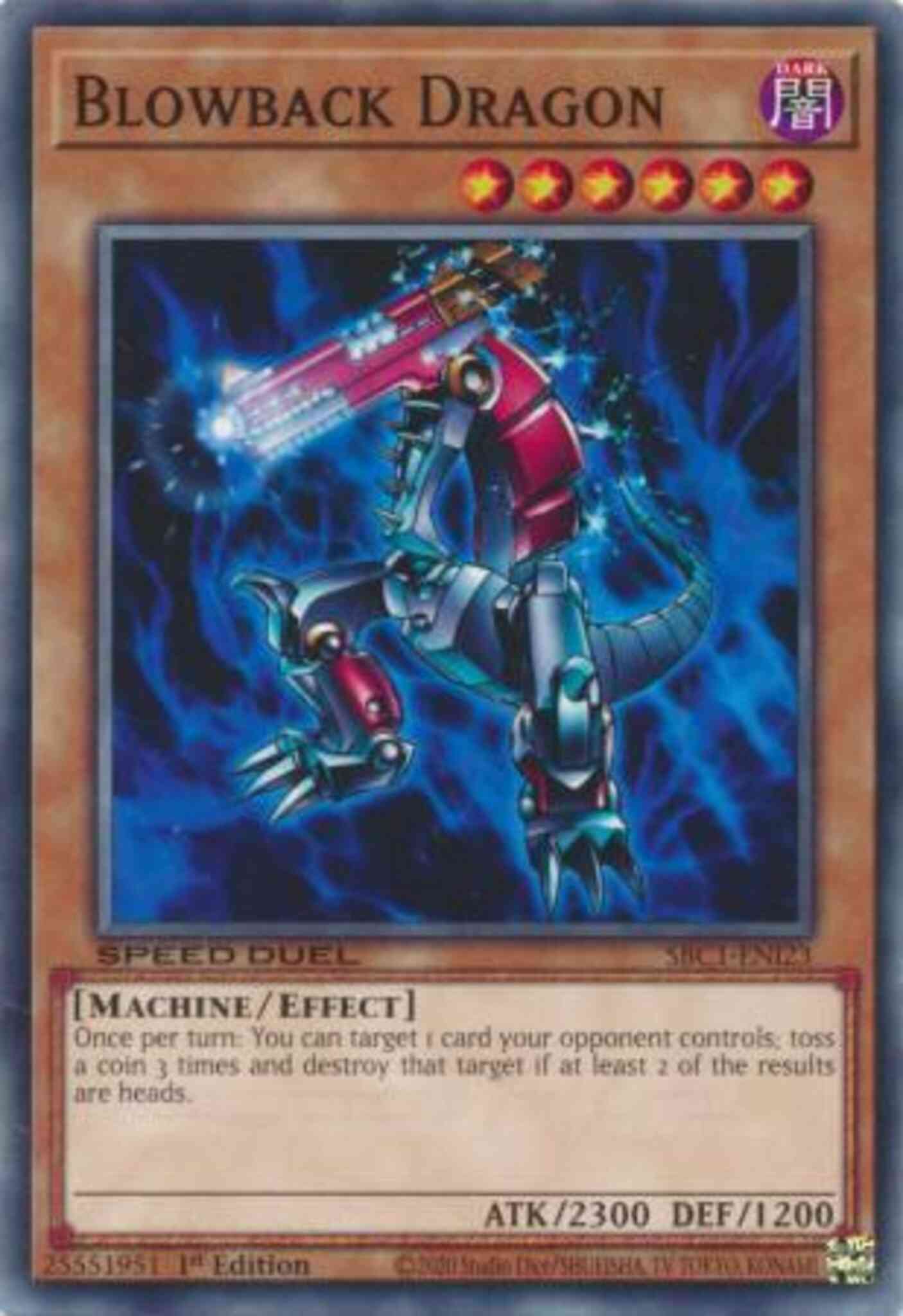 Yu-Gi-Oh! Blowback Dragon - SBC1-ENI23 - Common - 1st Edition