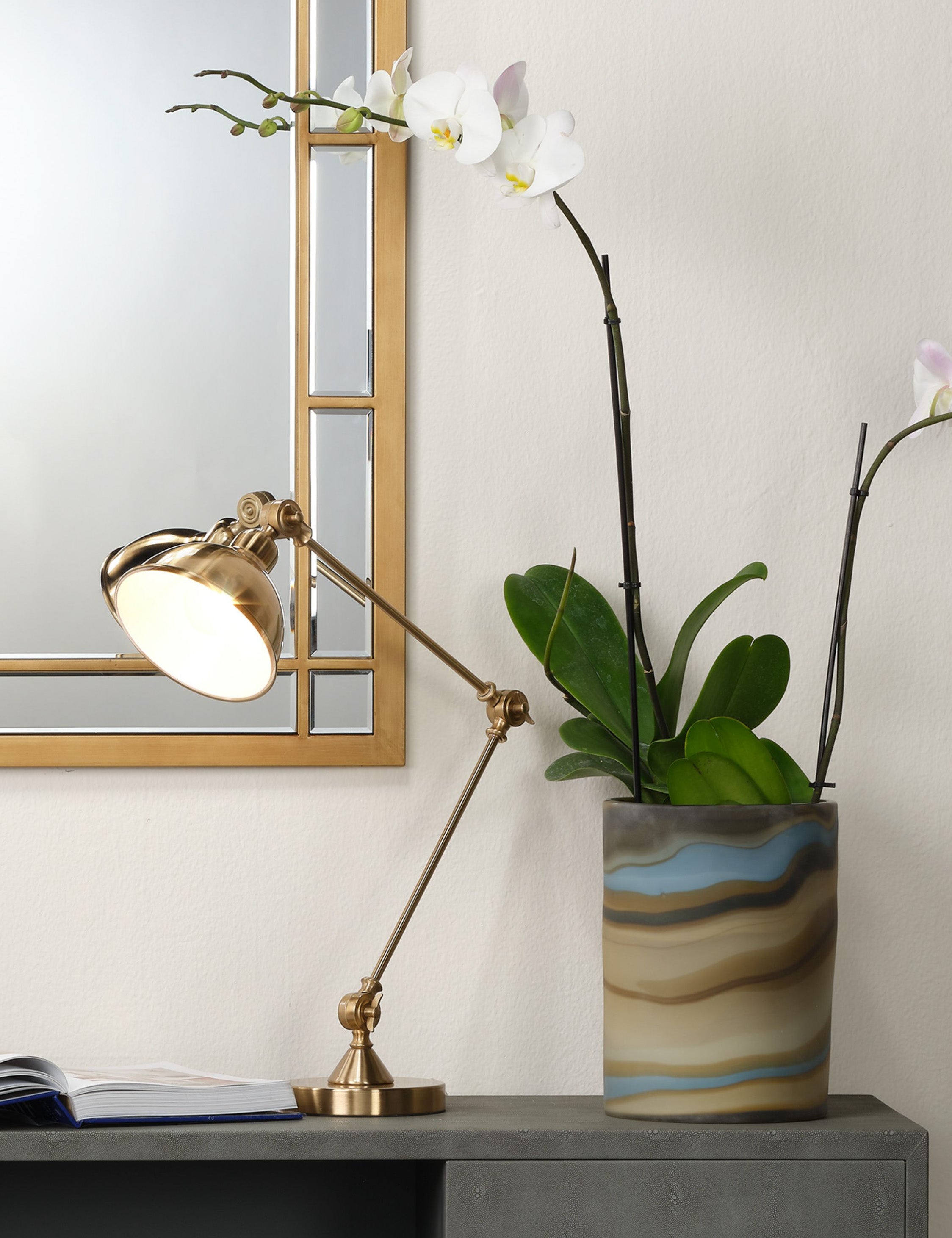 Lulu and Georgia Fallan Desk Table Lamp – Antique Brass - view 2