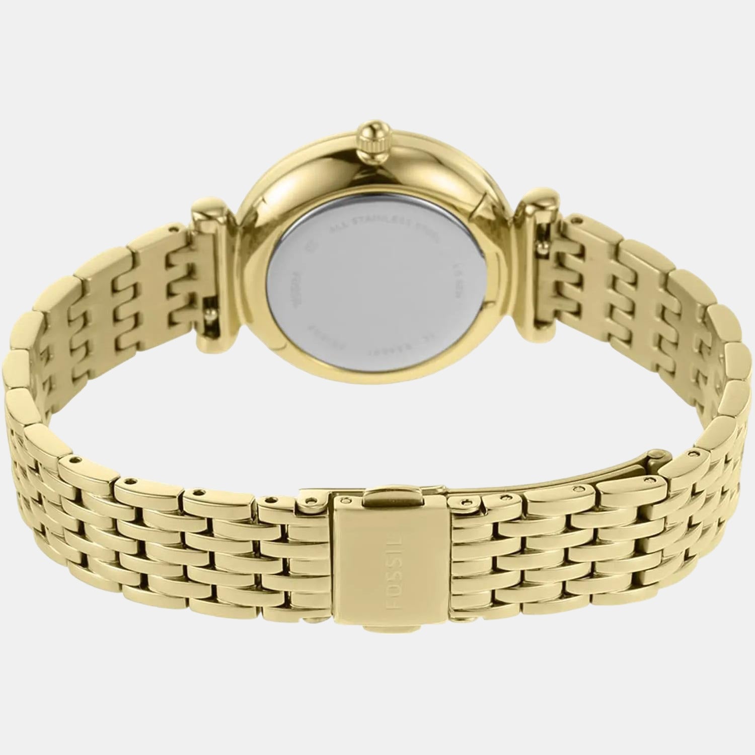 Fossil Carlie Women Quartz White Dial Analog Stainless Steel Watch ES4735 - view 3