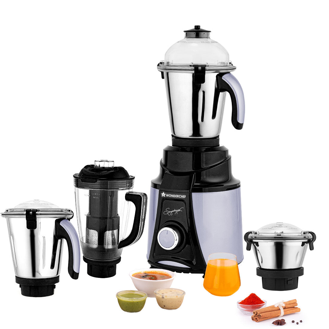 Wonderchef Galaxy Mixer Grinder 1000W | 100 Mins .