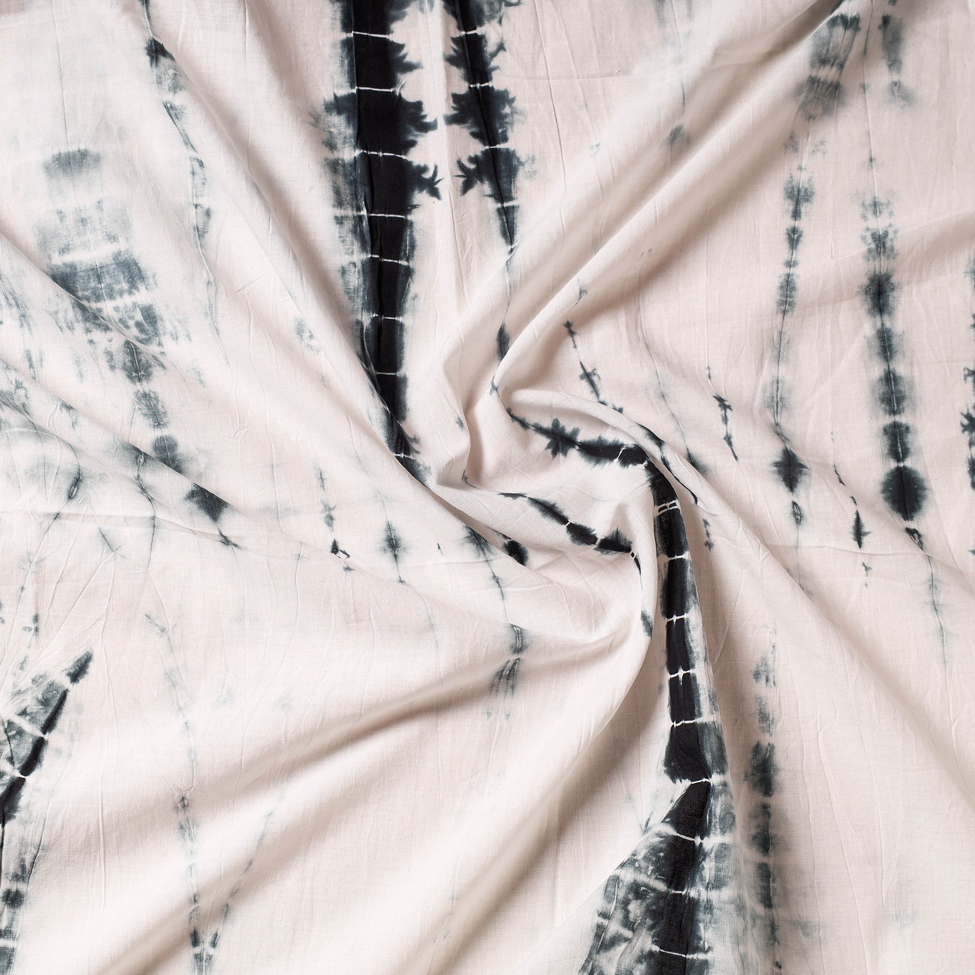 HAVELI CHRONICLES Black - Shibori Tie & Dye Cotton Precut Fabric (1 meter) - view 2