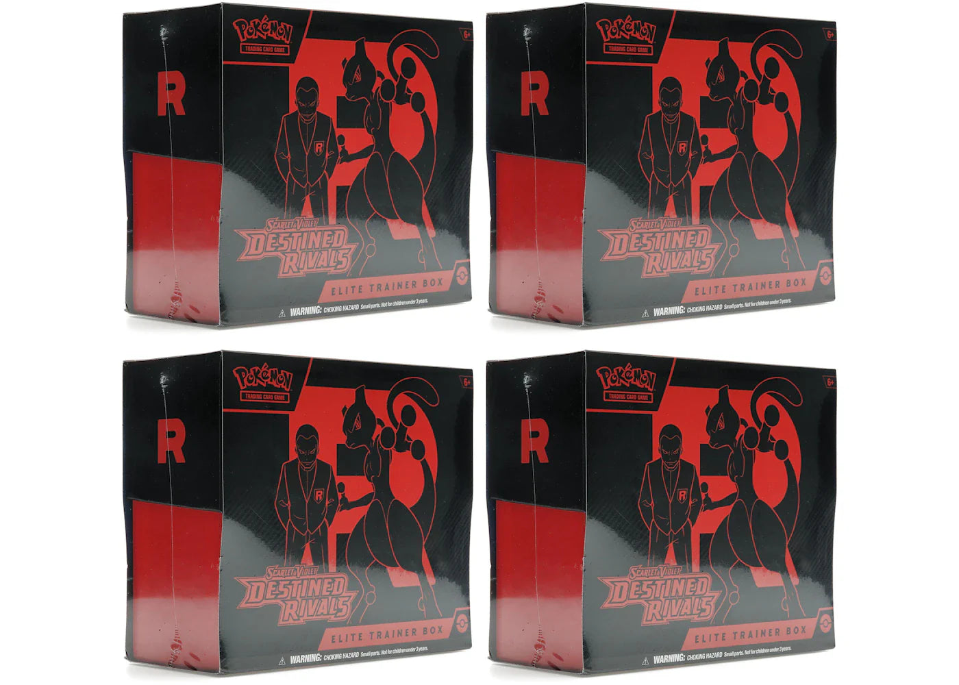 Scarlet violet destined – 2025 Pokémon Scarlet & Violet Destined Rivals Elite Trainer Box 4x Lot