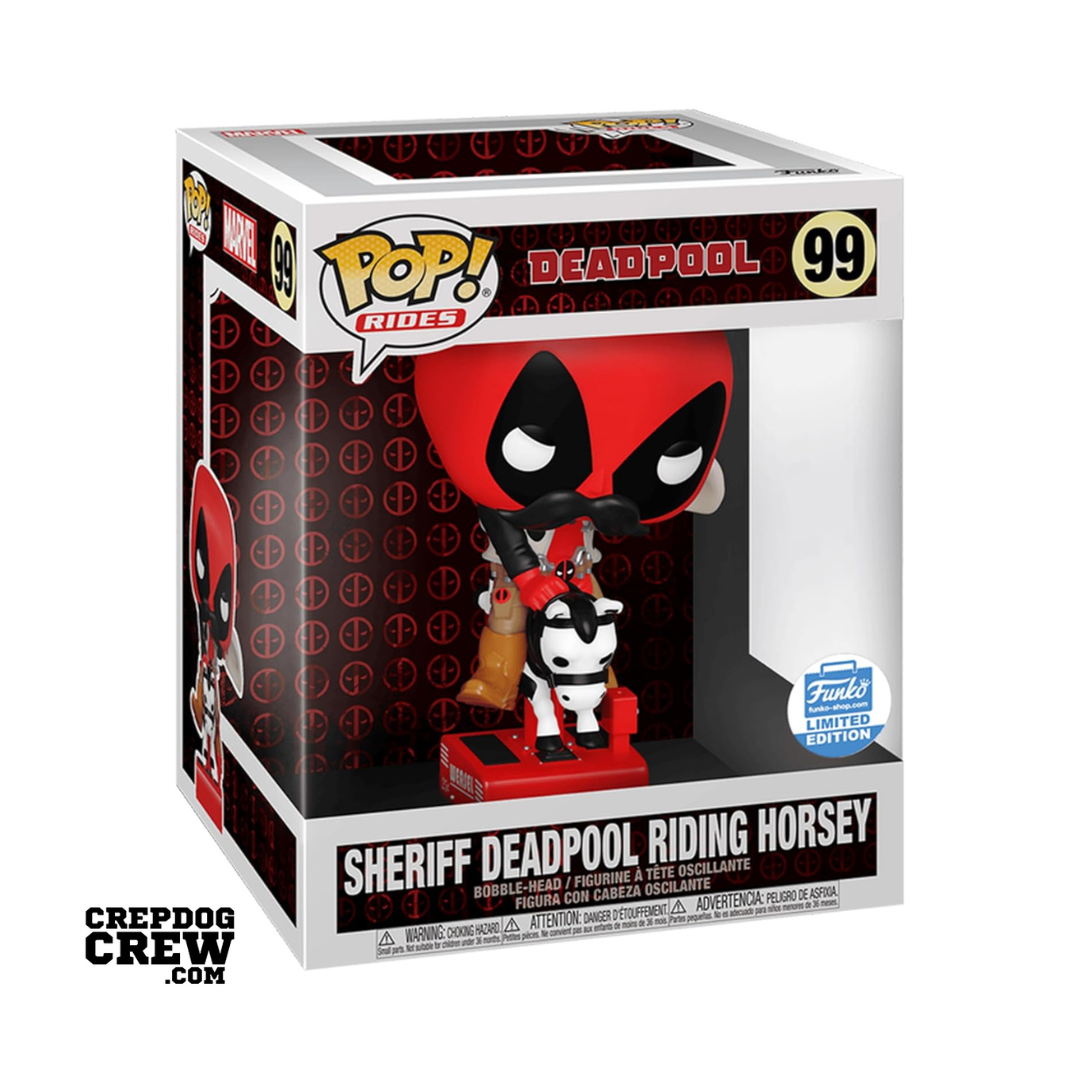 Funko Pop! Rides: Sheriff Deadpool Riding Horsey #99 - view 2