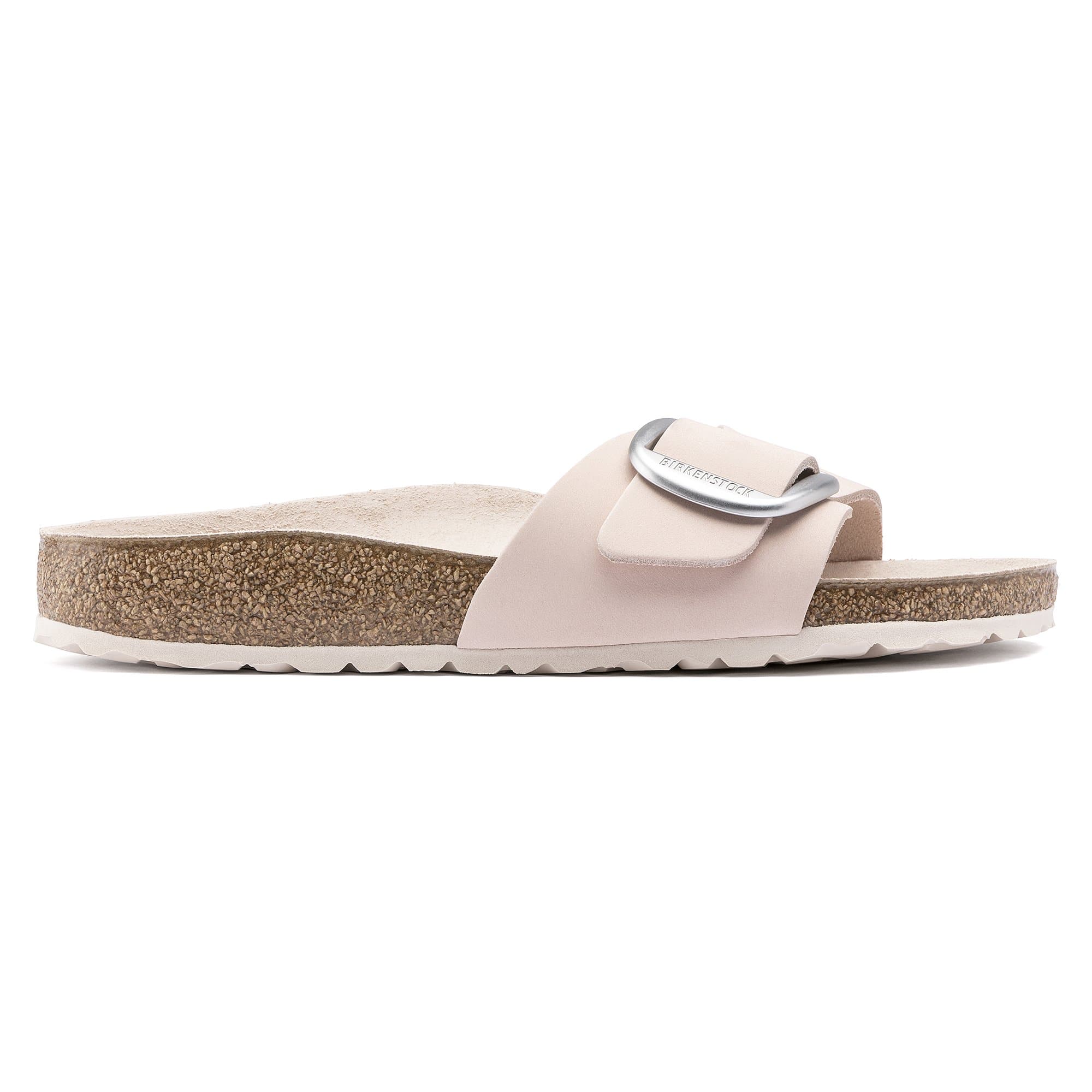 Birkenstock Madrid Big Buckle Nubuck Leather – Pink Pink/Light Rose - view 4