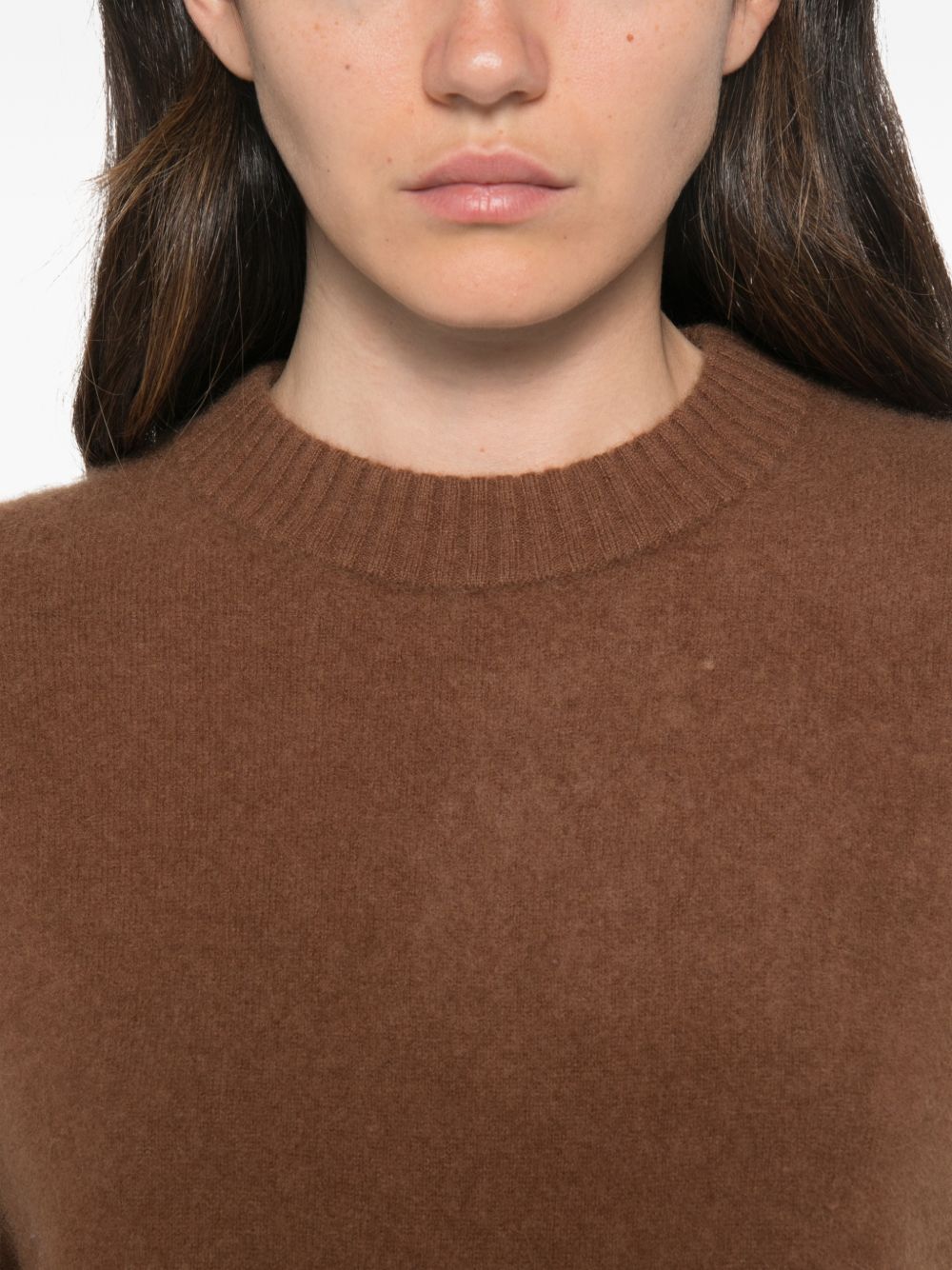 CT PLAGE Sweaters BROWN – 100% Wool - view 4