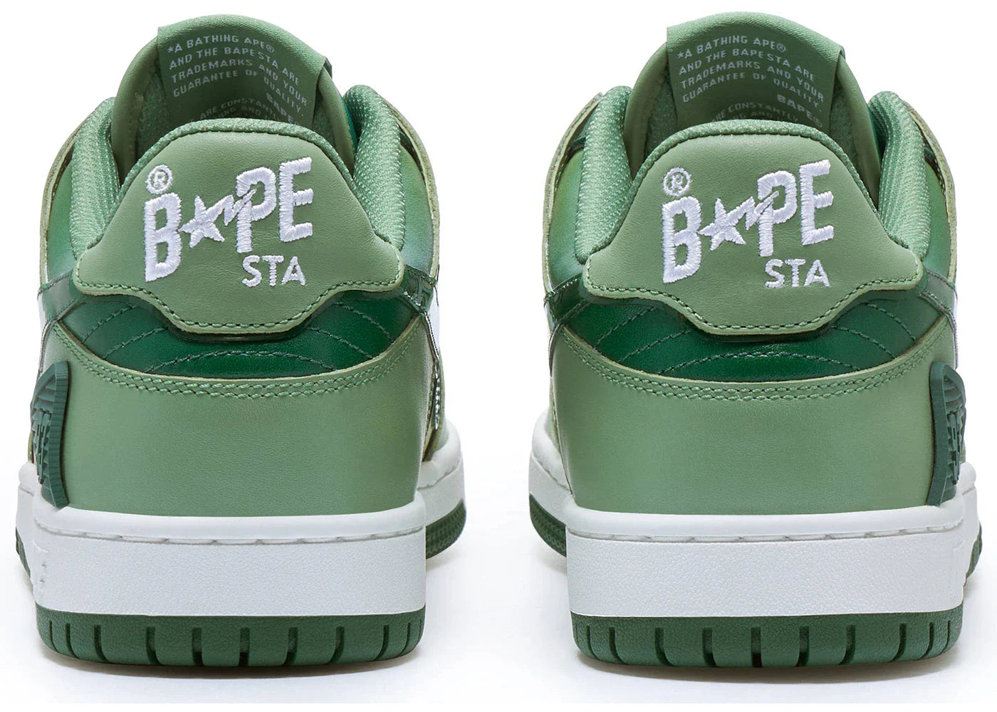 A Bathing Ape Bape SK8 Sta Green Gradation - view 2