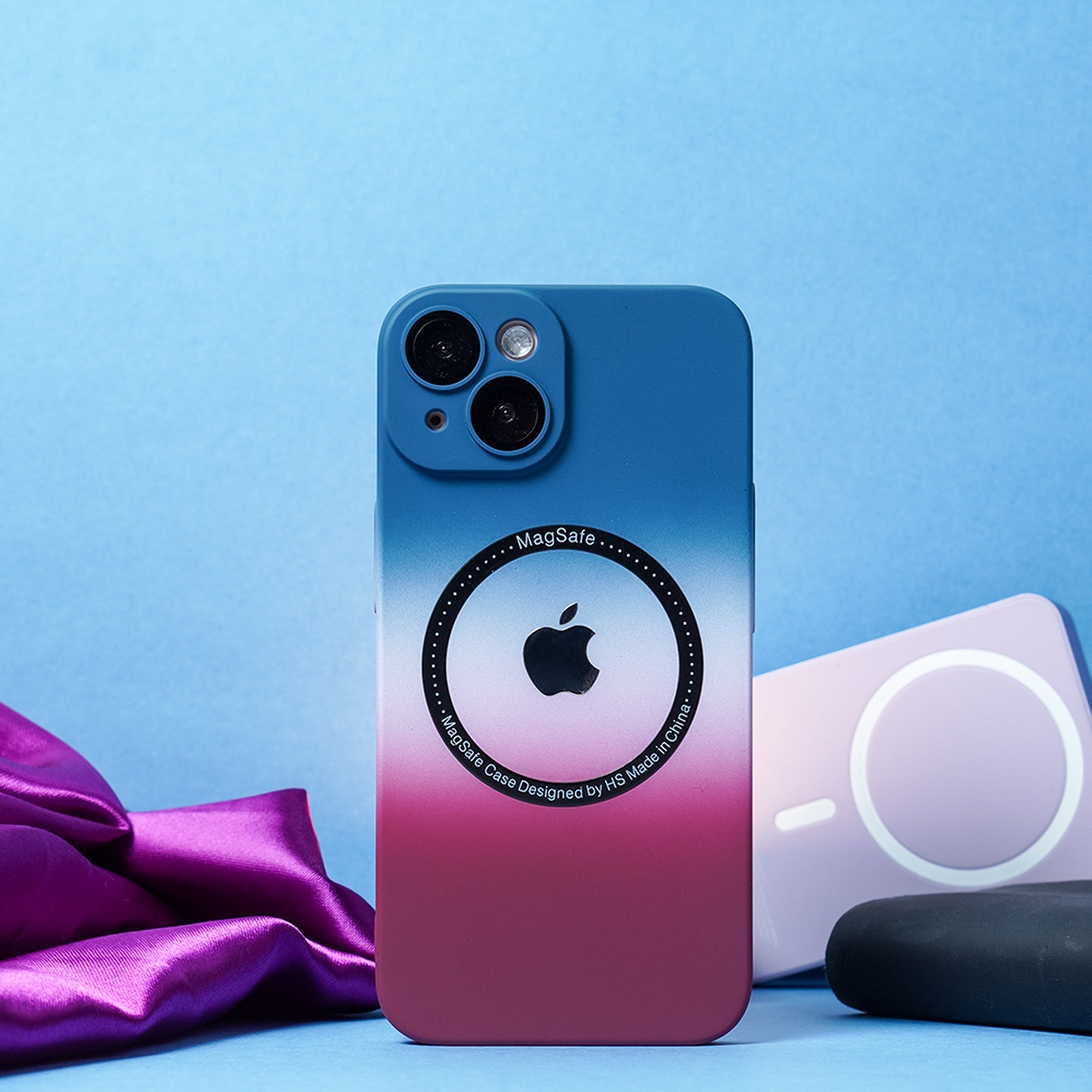 Apple iPhone 13 Series Gradient Matte MagSafe With Logo Case - view 30