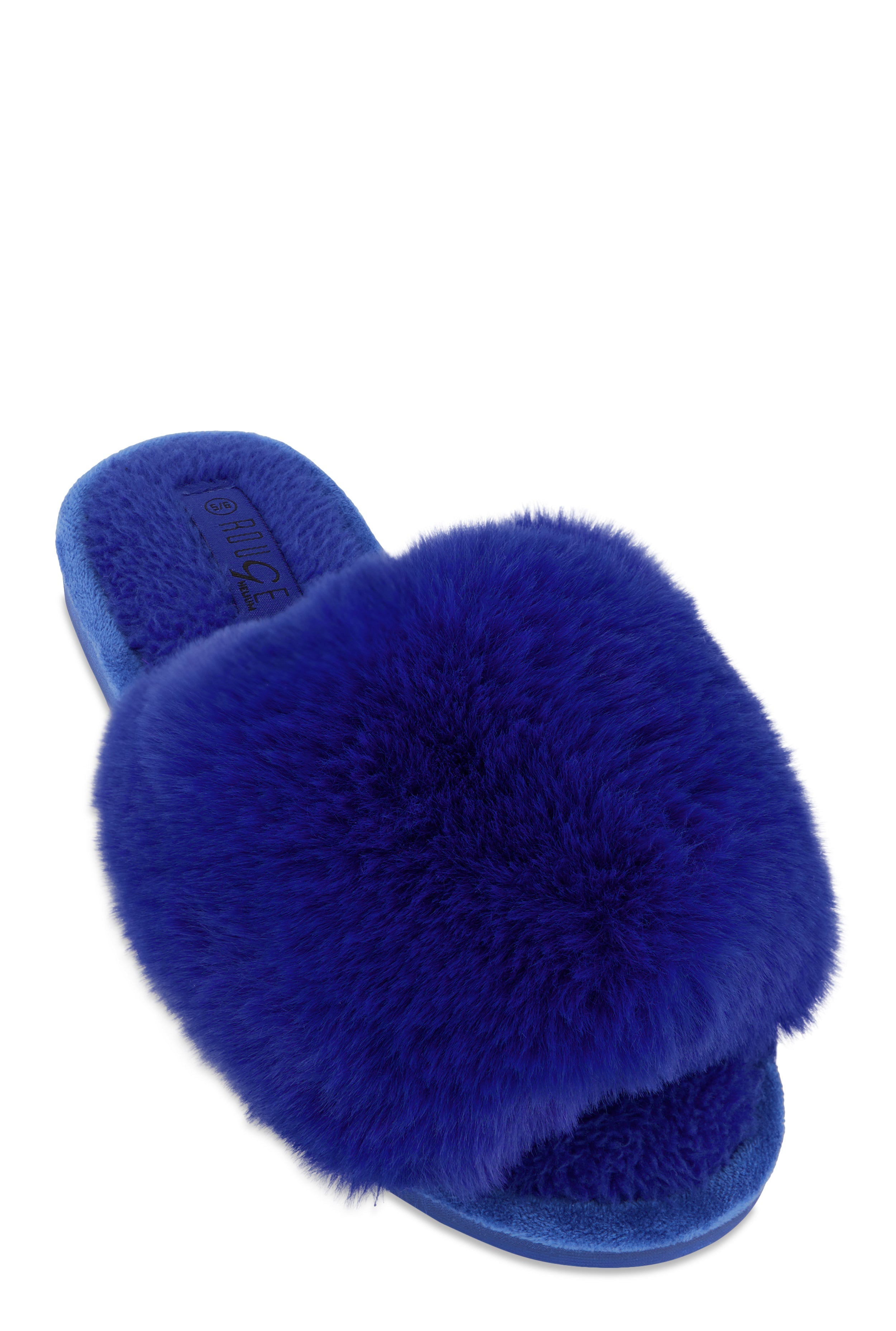 Rainbow Shops Faux Fur Slide Sandals – Women's
