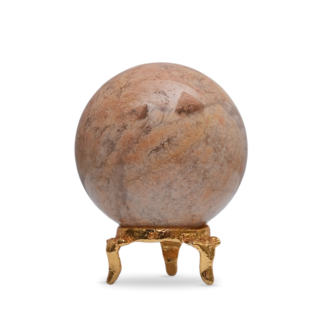 Gemsmantra Flower Agate Sphere/Bal - view 4