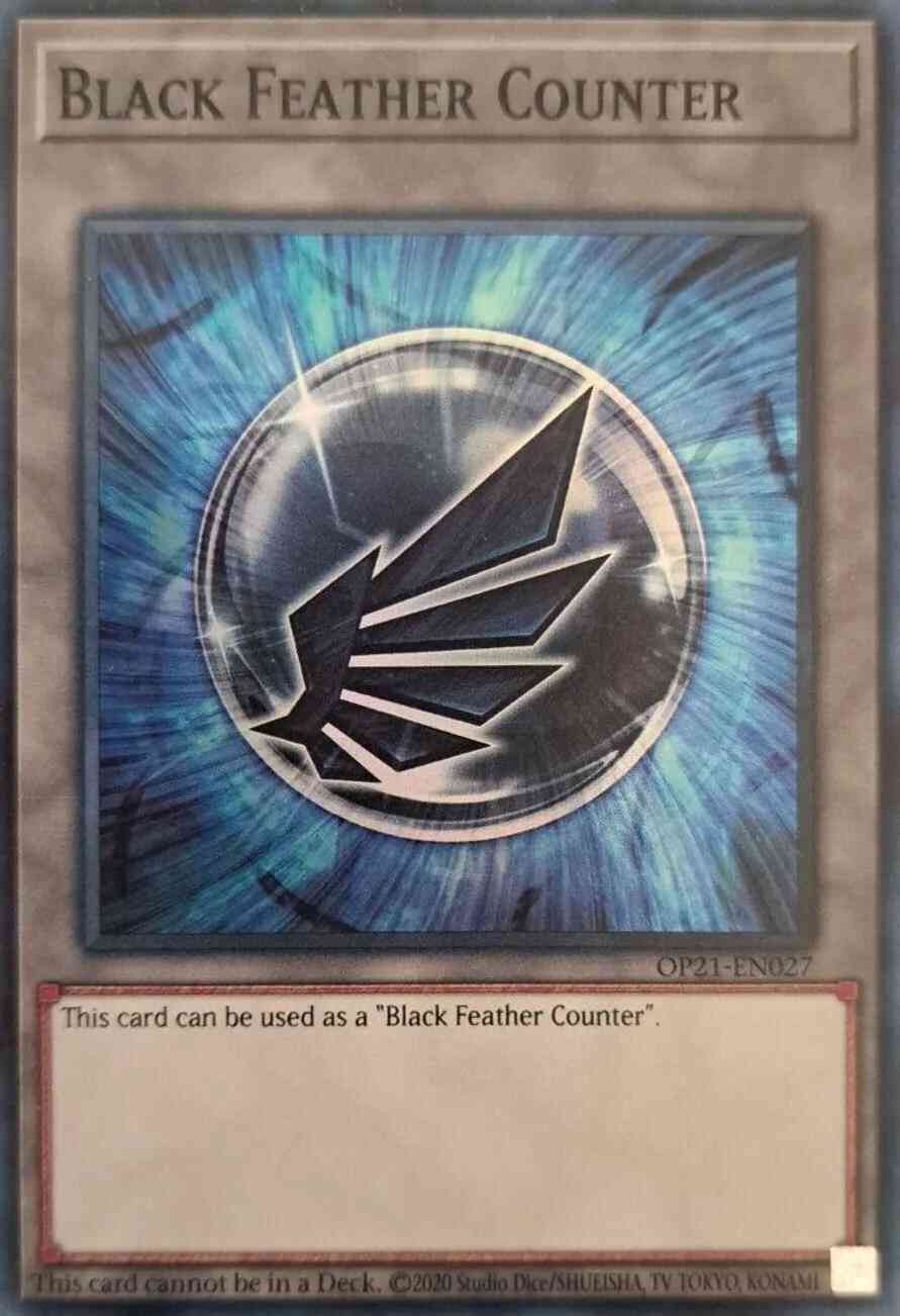 Yu-Gi-Oh! Black Feather Counter - OP21-EN027 - Super Rare - Unlimited