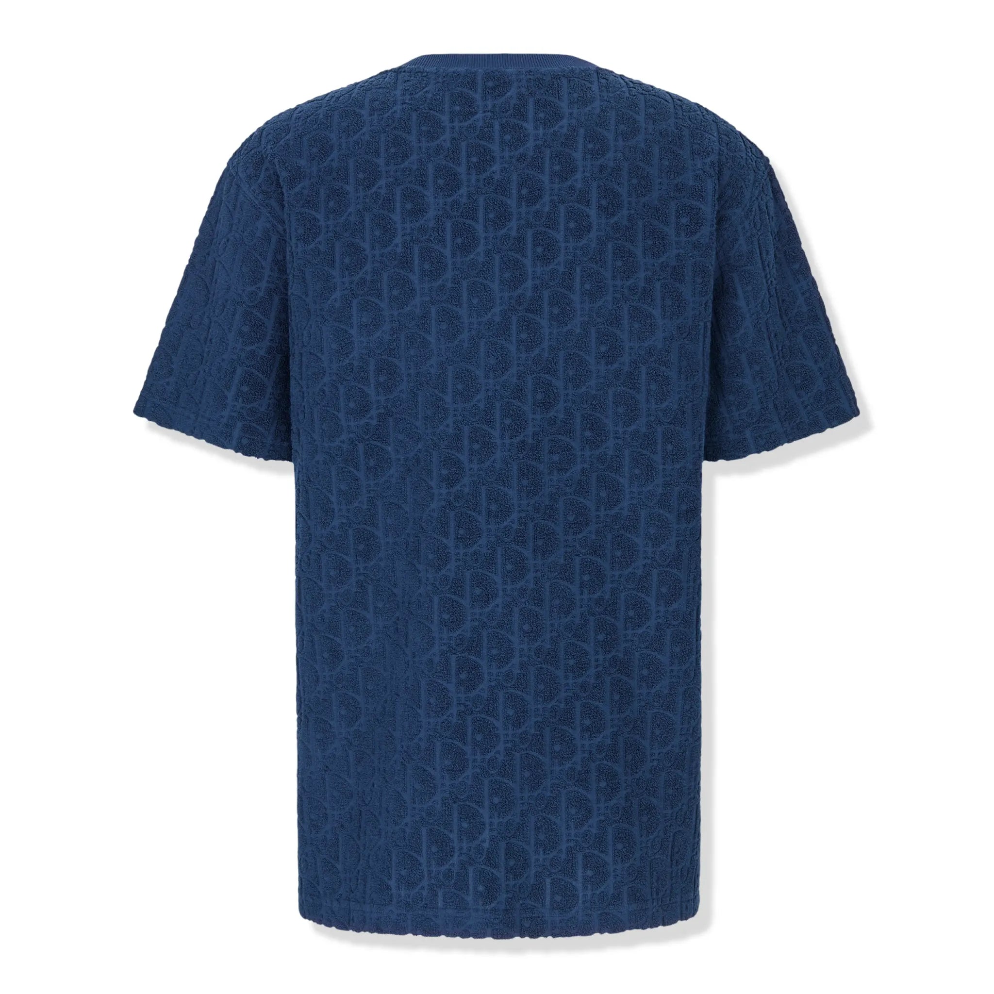 Dior Oblique Towelling Blue T Shirt - view 5