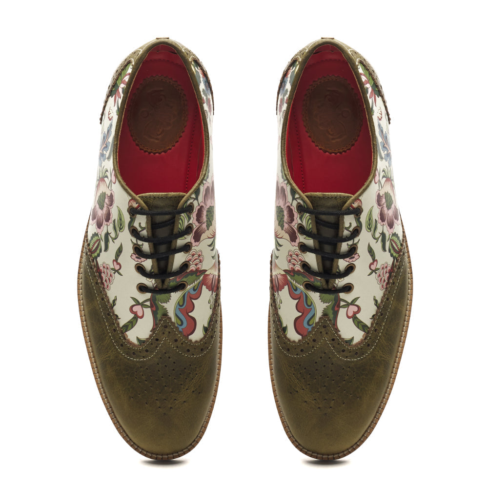 Banjaaran Studio Bageecha Brogues Men – Olive - view 2