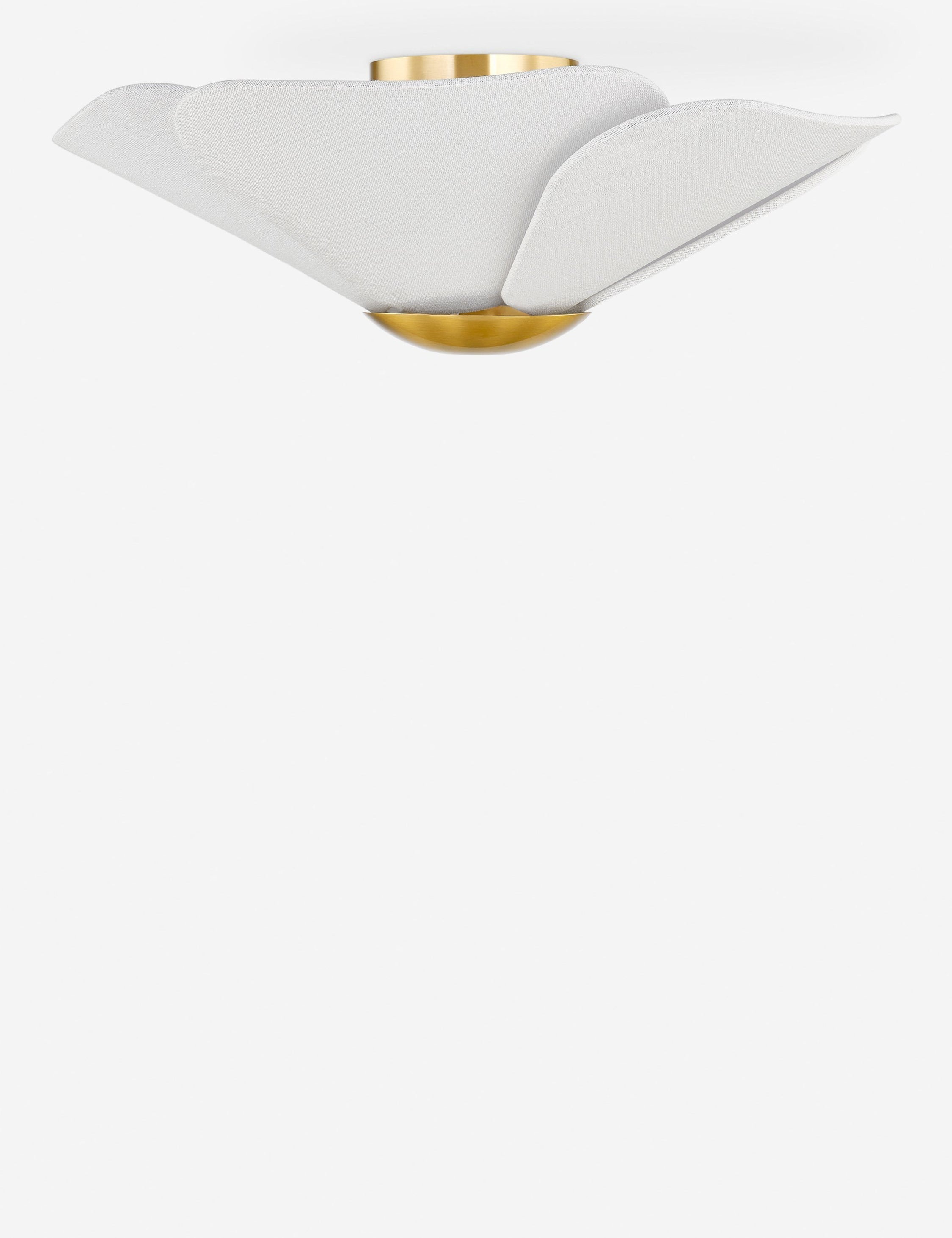 Lulu and Georgia Thessaly Flush Mount Light – Brass