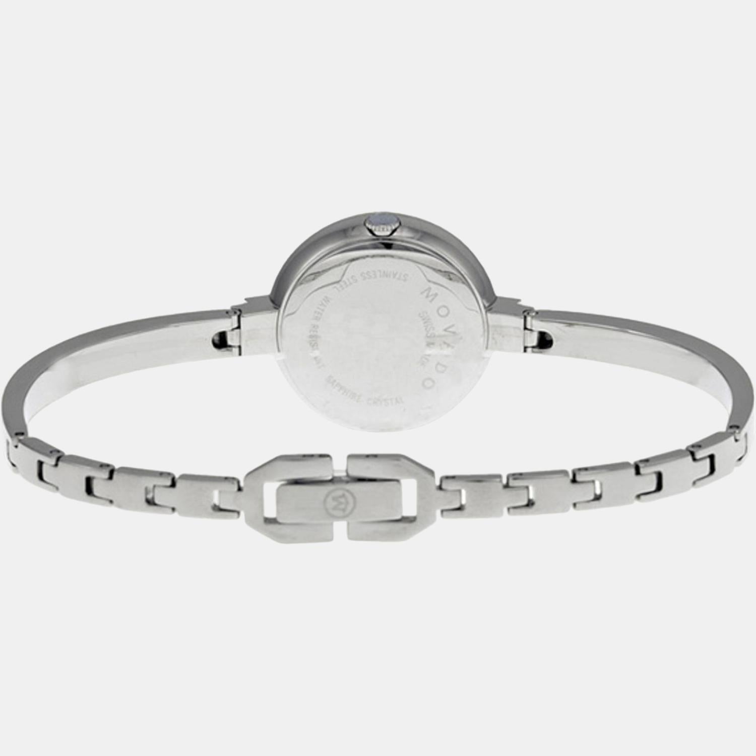 Movado Bela Women Quartz Black Dial Analog Stainless Steel Watch 605855 - view 3