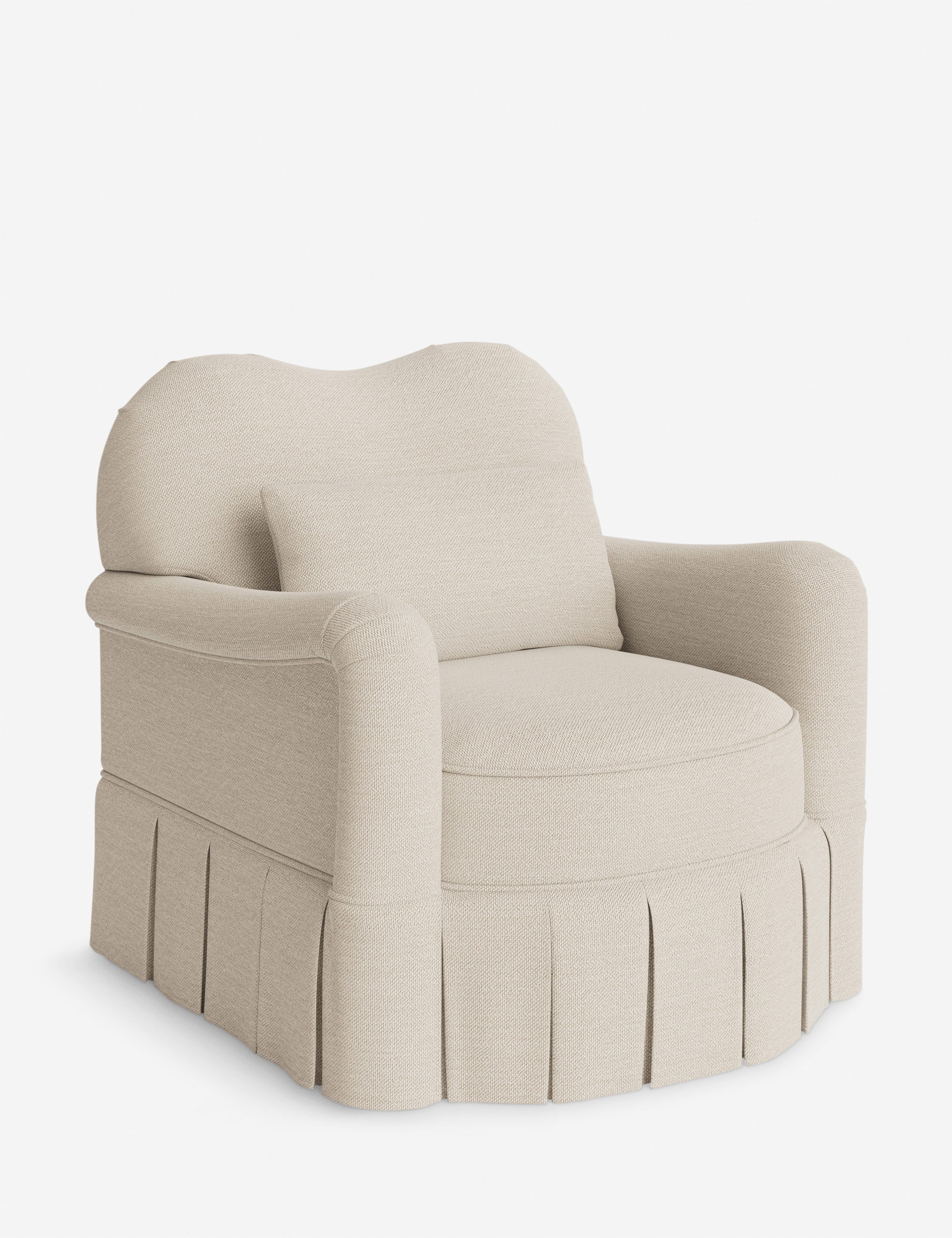 Lulu and Georgia Middleton Skirted Accent Chair by Ginny Macdonald - view 108