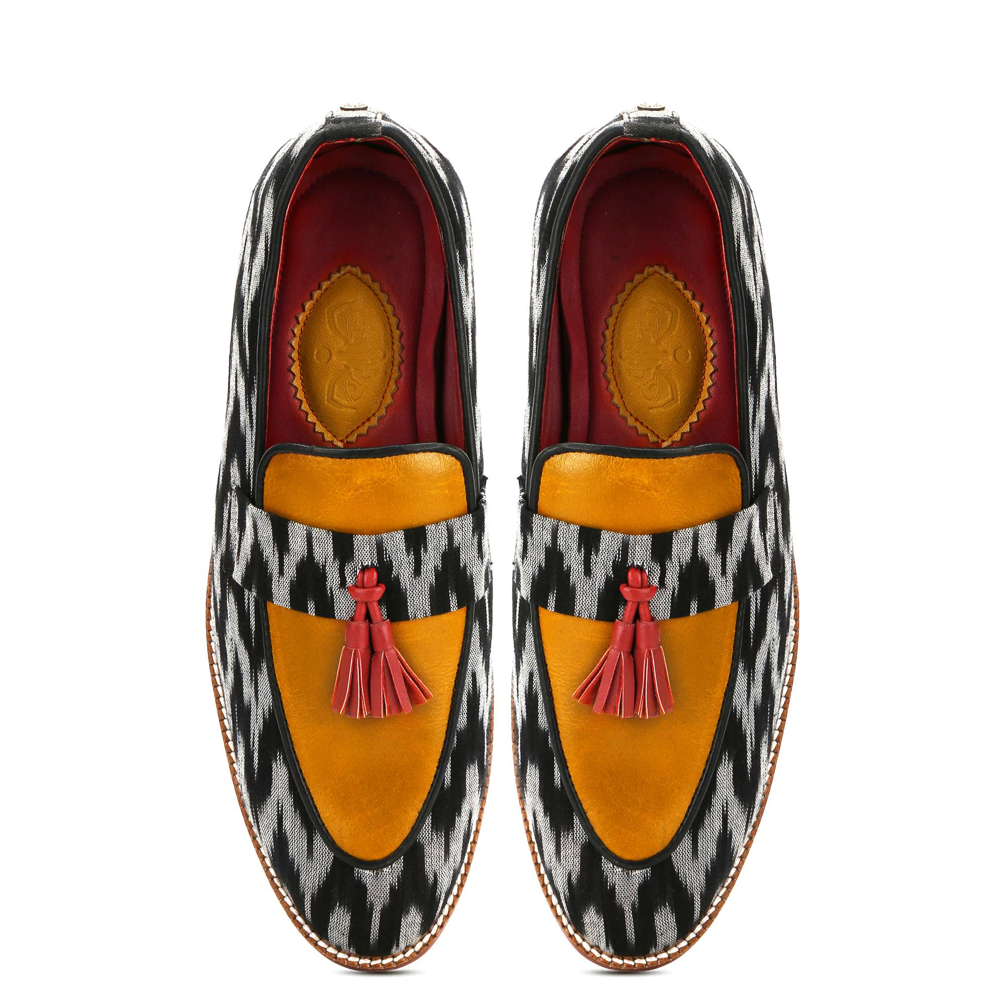 Banjaaran India Ikat Slip_on for Men – Mustard (discontinued) - view 2