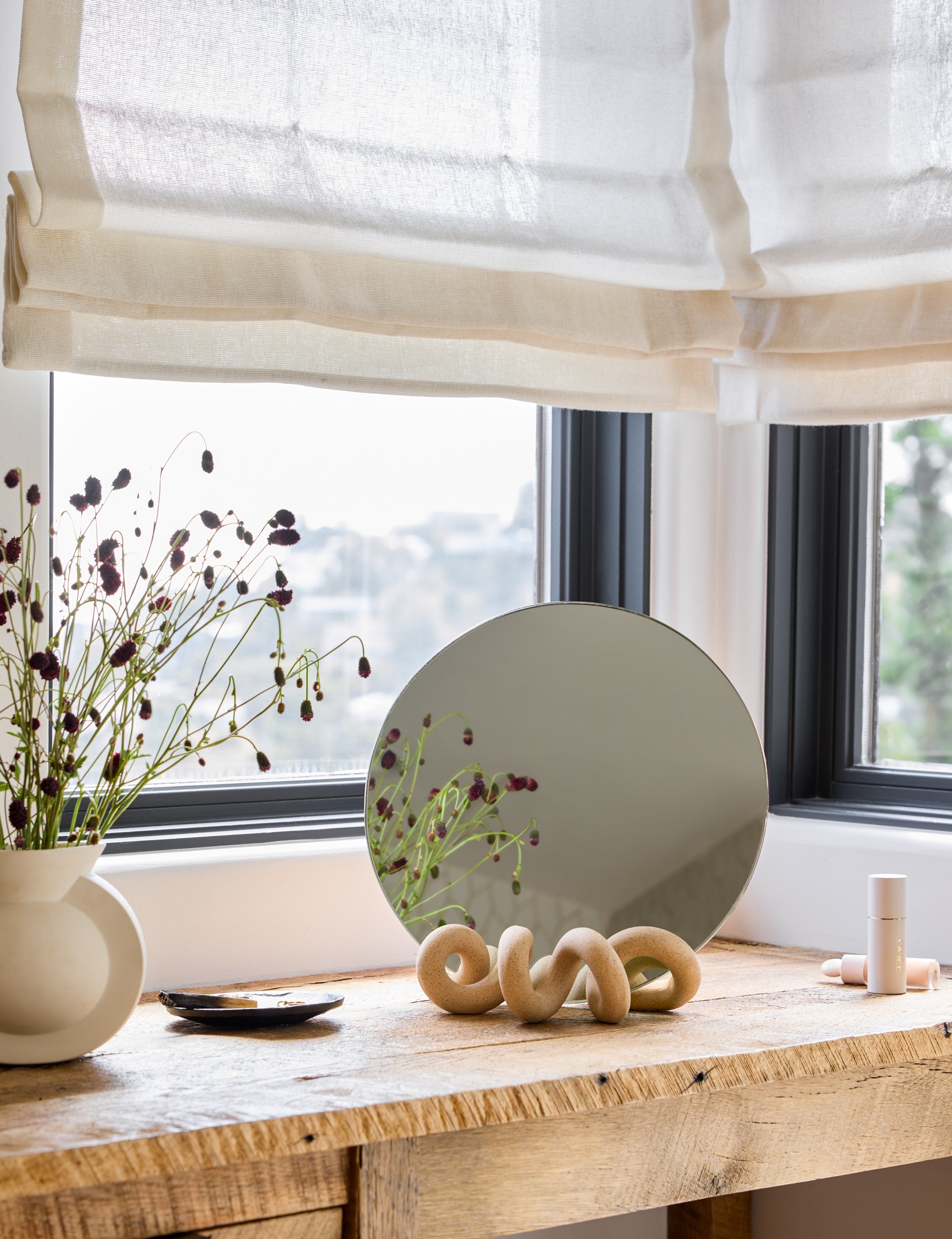 Lulu and Georgia Curlee Table Mirror by SIN Ceramics - view 2