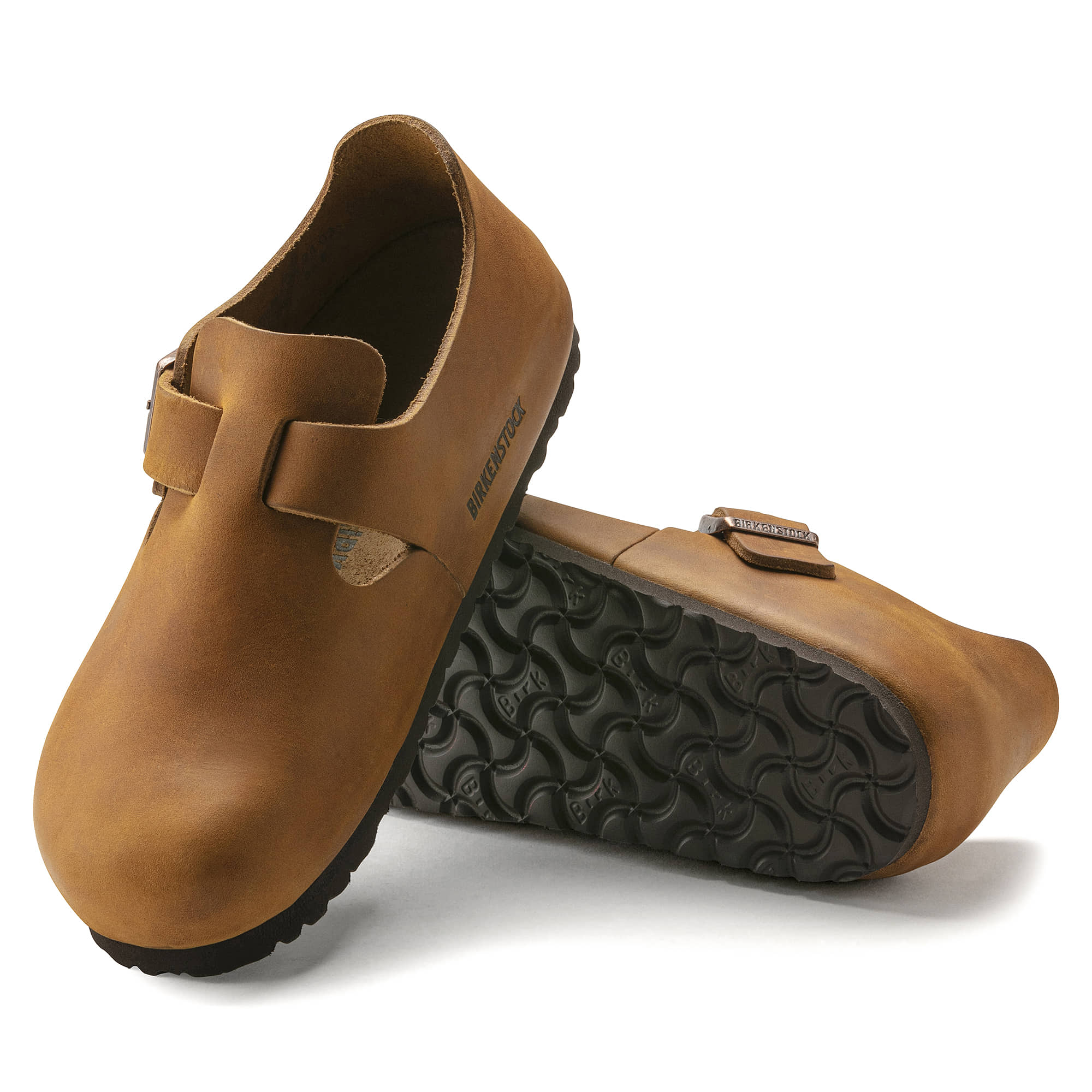 Birkenstock London Oiled Leather – Brown Brown/Ginger Brown