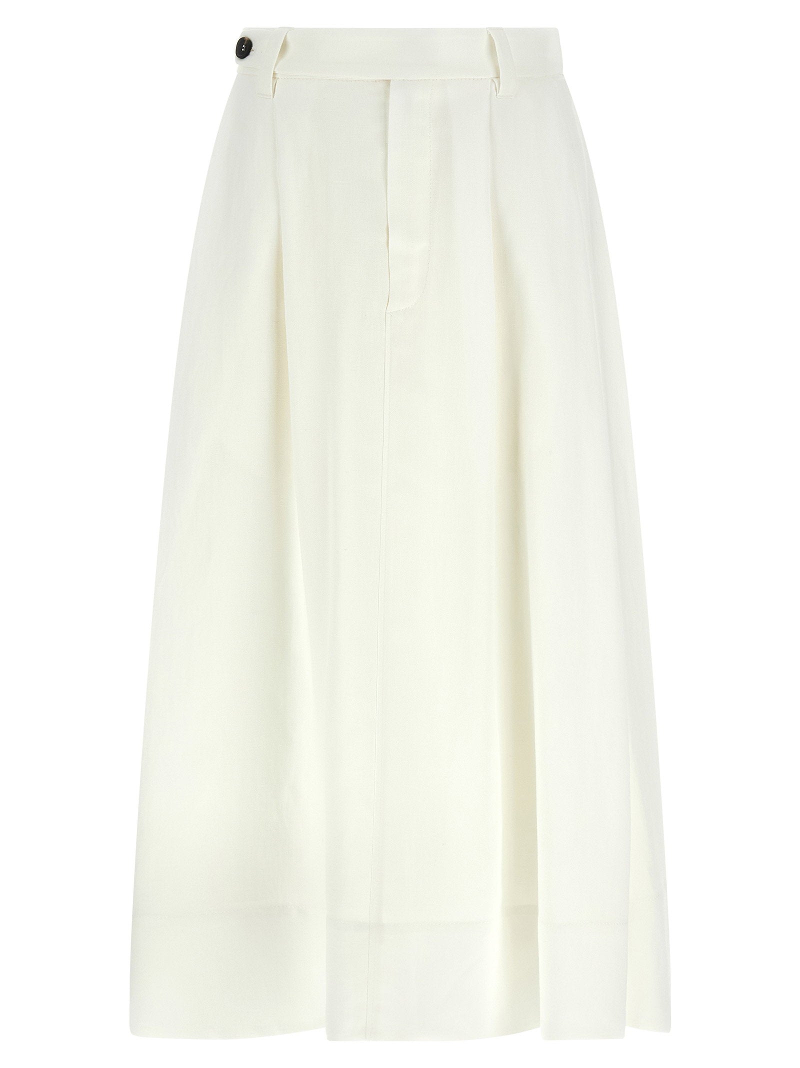 Brunello Cucinelli Sartorial Skirt – 72% viscose, 28% linen