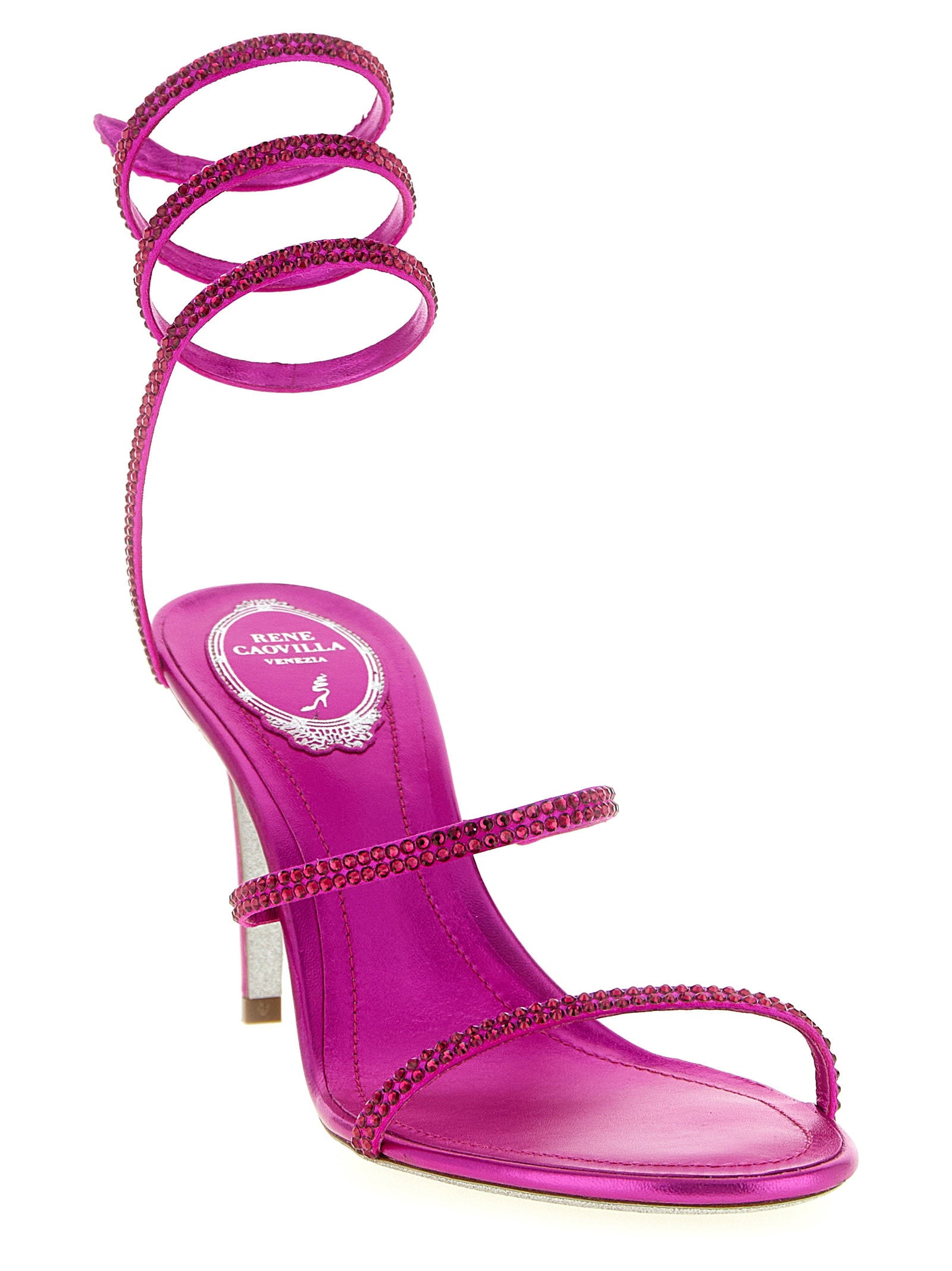 René Caovilla Cleo Sandals – 68% viscose, 32% silk - view 2
