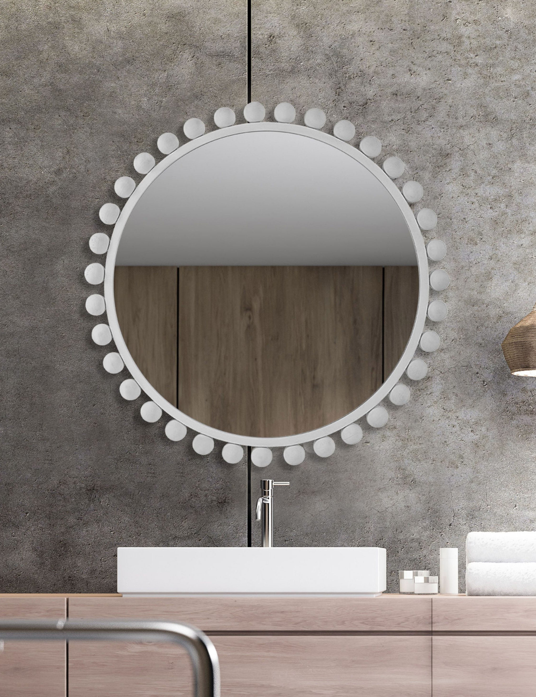 Lulu and Georgia Pechet Round Mirror - view 10